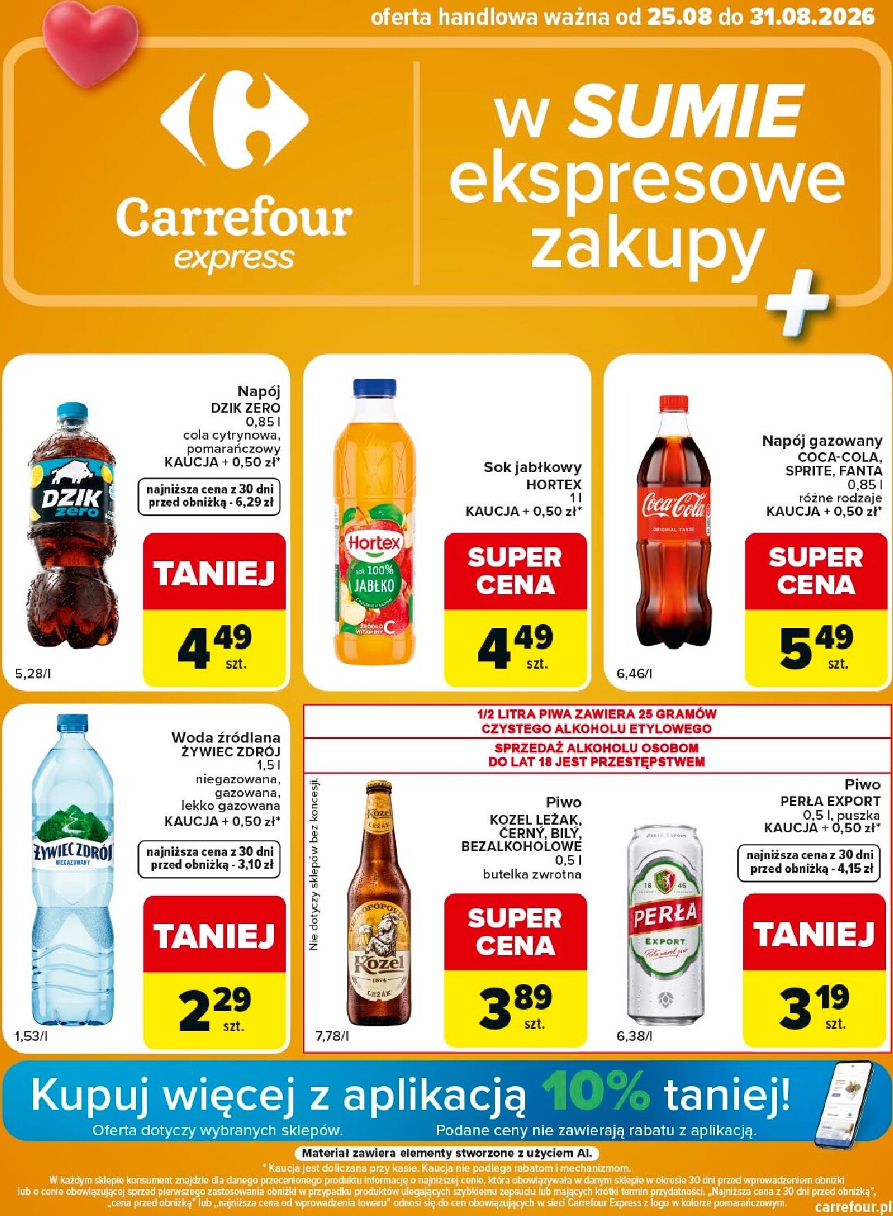 carrefour - Nowa gazetka Carrefour - Express 2 ważna od 25.08.2026 do 31.08.2026