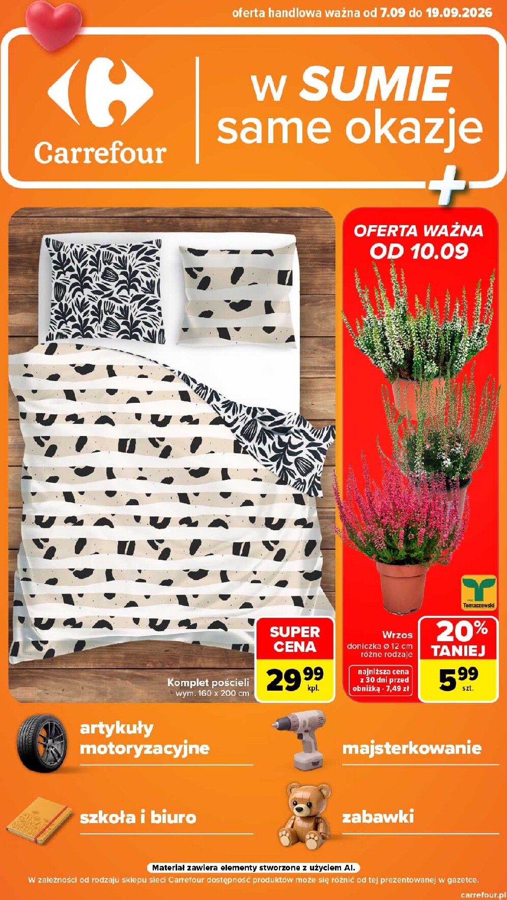 carrefour - Nowa gazetka Carrefour - W Sumie same okazje ważna od 07.09.2026 do 19.09.2026
