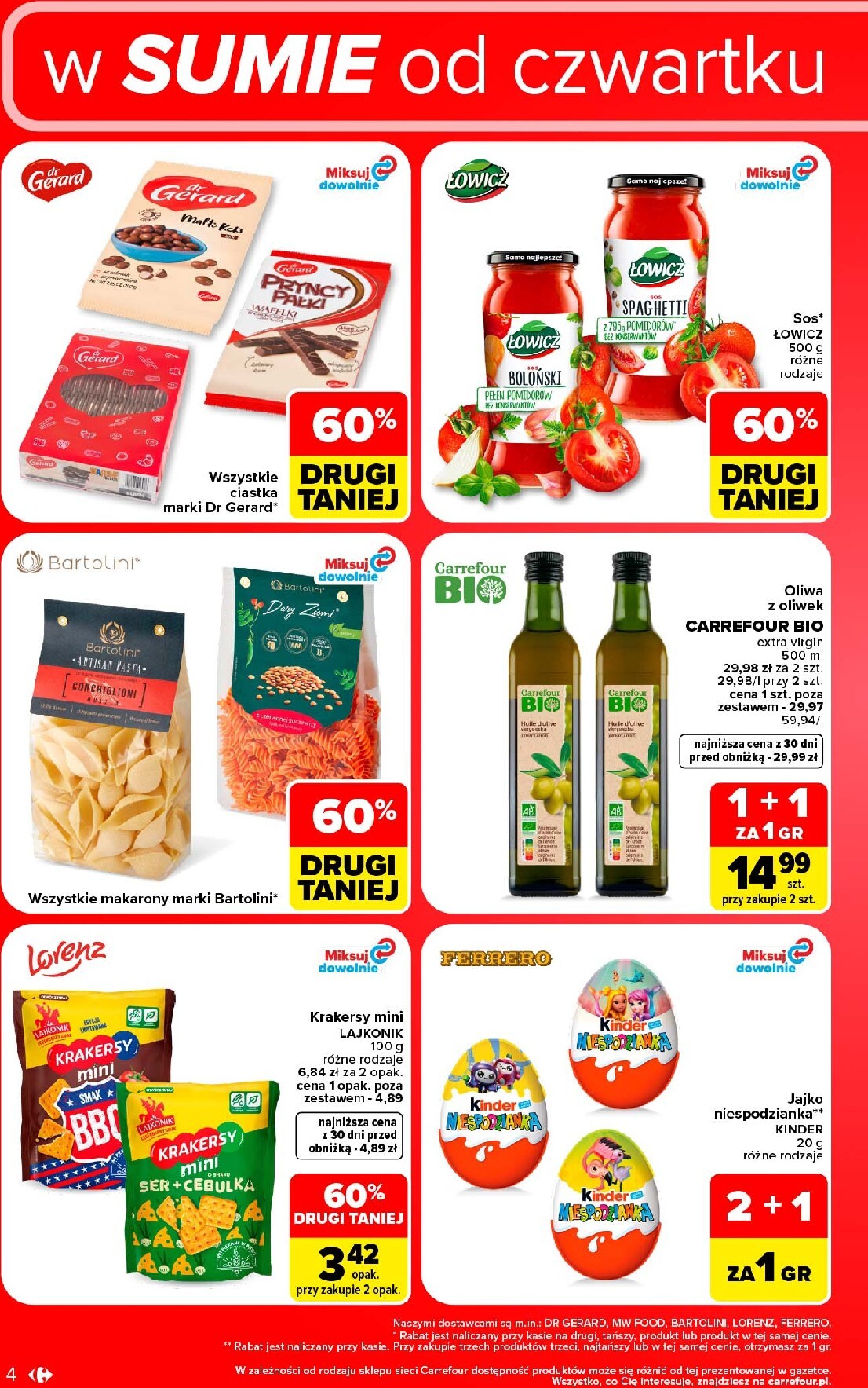 carrefour - Nowa gazetka Carrefour - Weekend okazji już od czwartku ważna od 17.09.2026 do 19.09.2026 - page: 4
