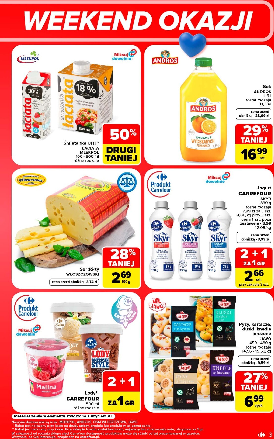carrefour - Nowa gazetka Carrefour - Weekend okazji już od czwartku ważna od 17.09.2026 do 19.09.2026 - page: 3