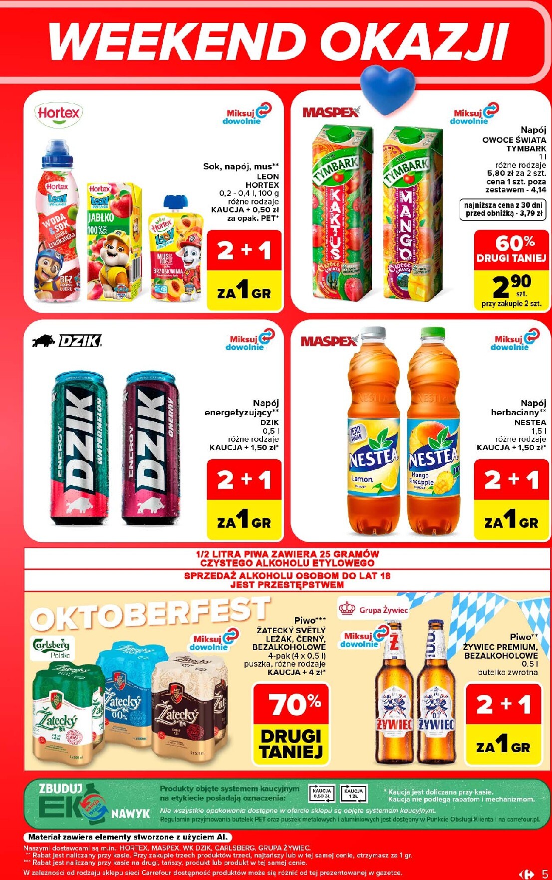 carrefour - Nowa gazetka Carrefour - Weekend okazji już od czwartku ważna od 17.09.2026 do 19.09.2026 - page: 5