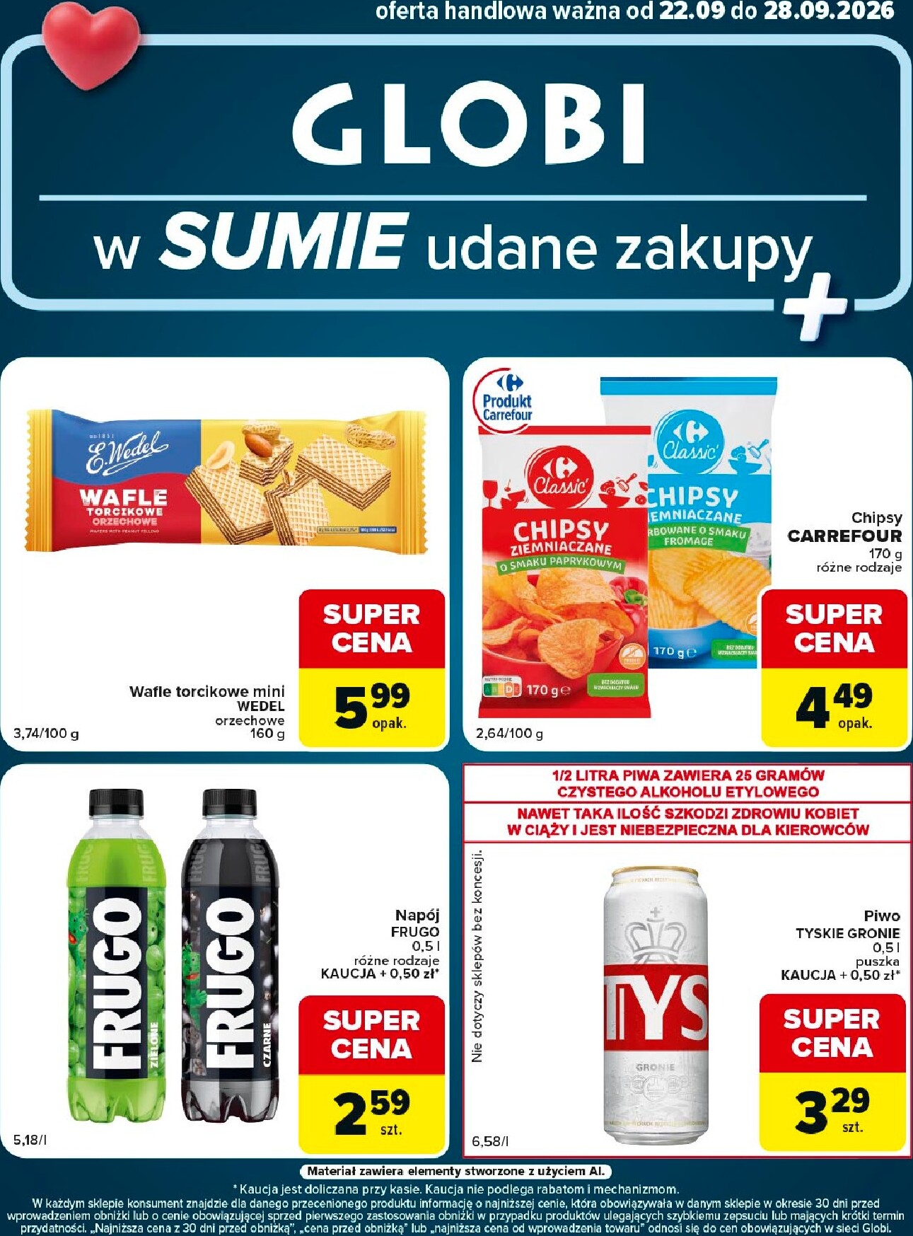 carrefour - Nowa gazetka Carrefour - Globi ważna od 22.09.2026 do 28.09.2026 - page: 1