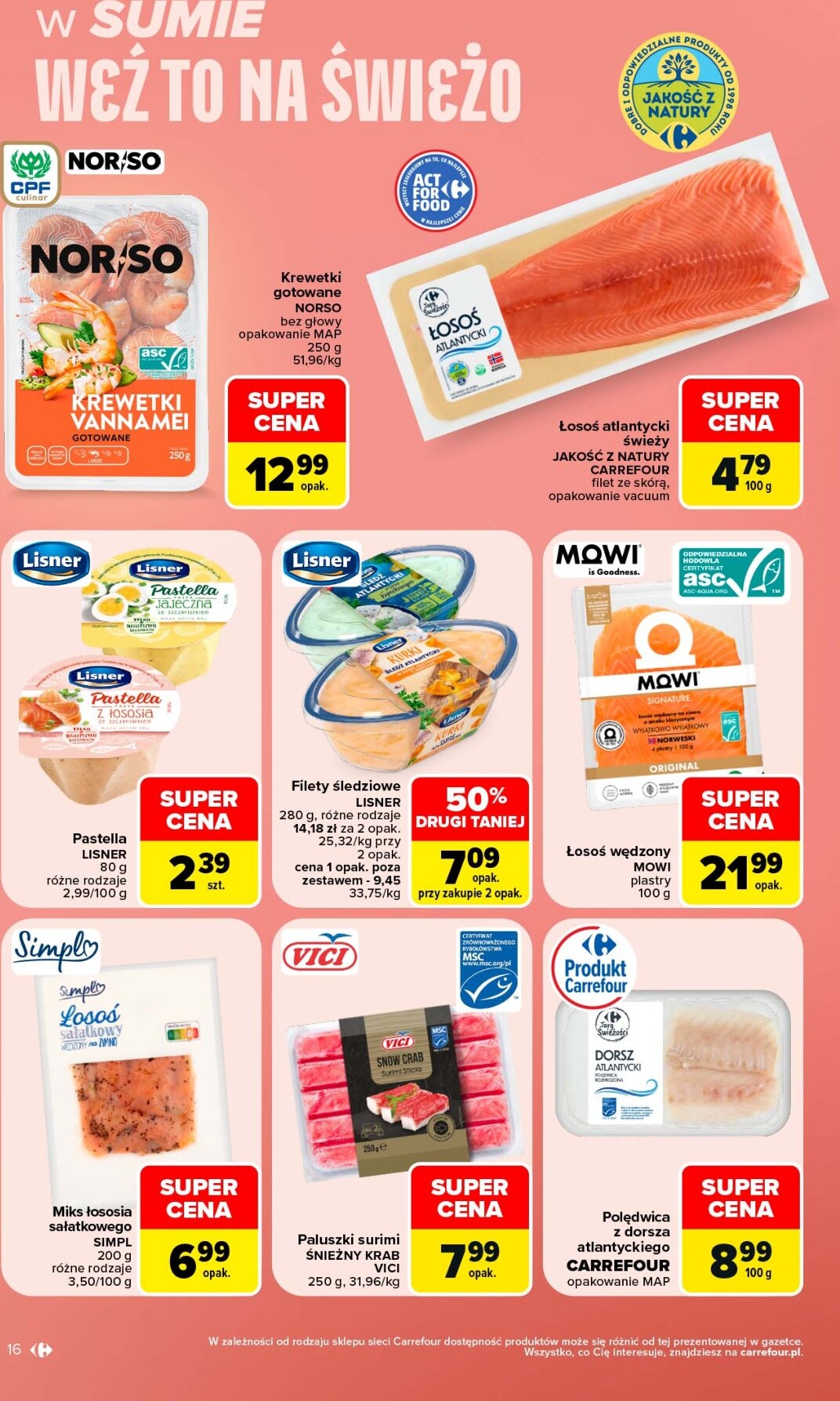carrefour - Nowa gazetka Carrefour - Sumie otwieramy się dla Ciebie ważna od 23.09.2026 do 26.09.2026 - page: 16