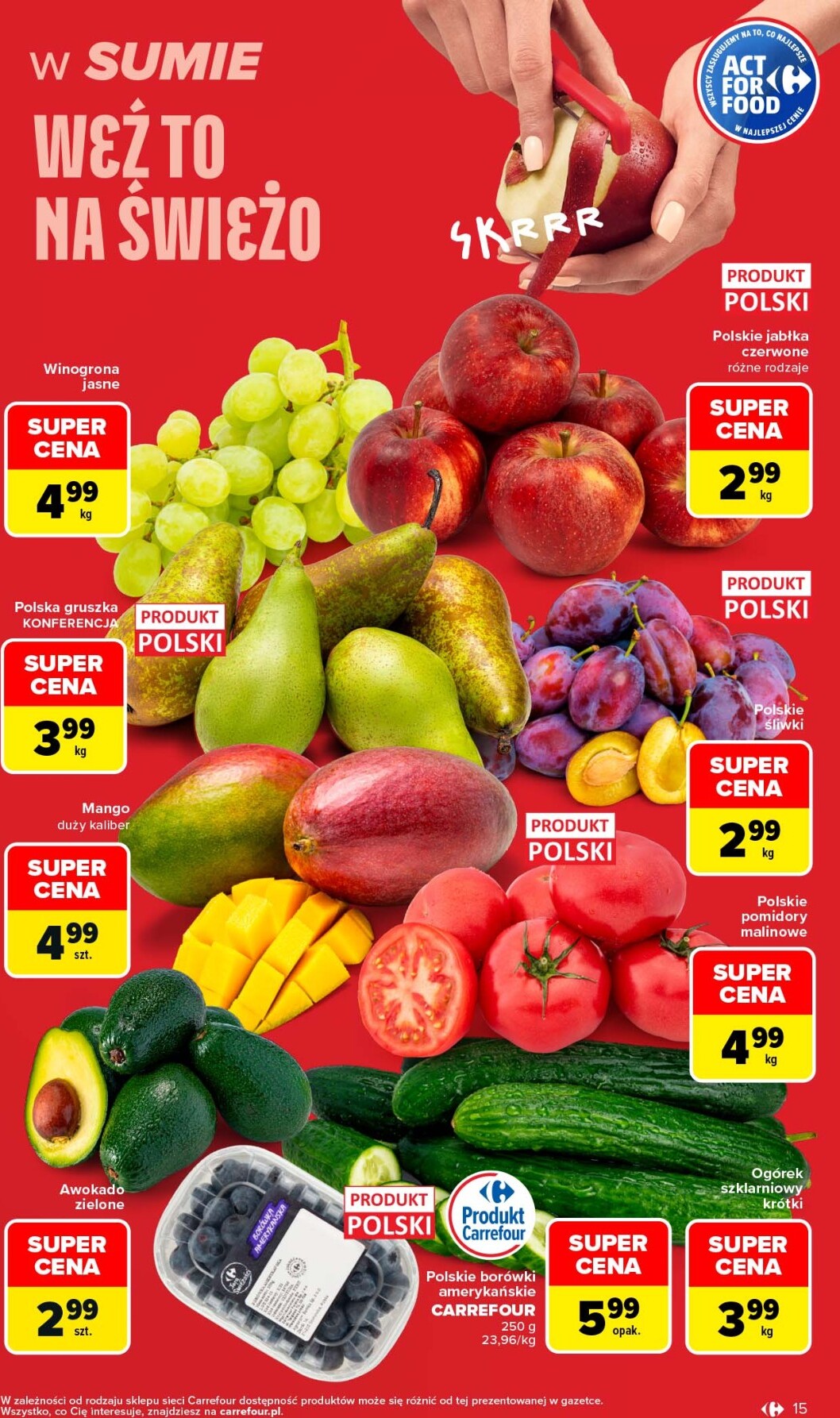 carrefour - Nowa gazetka Carrefour - Sumie otwieramy się dla Ciebie ważna od 23.09.2026 do 26.09.2026 - page: 15