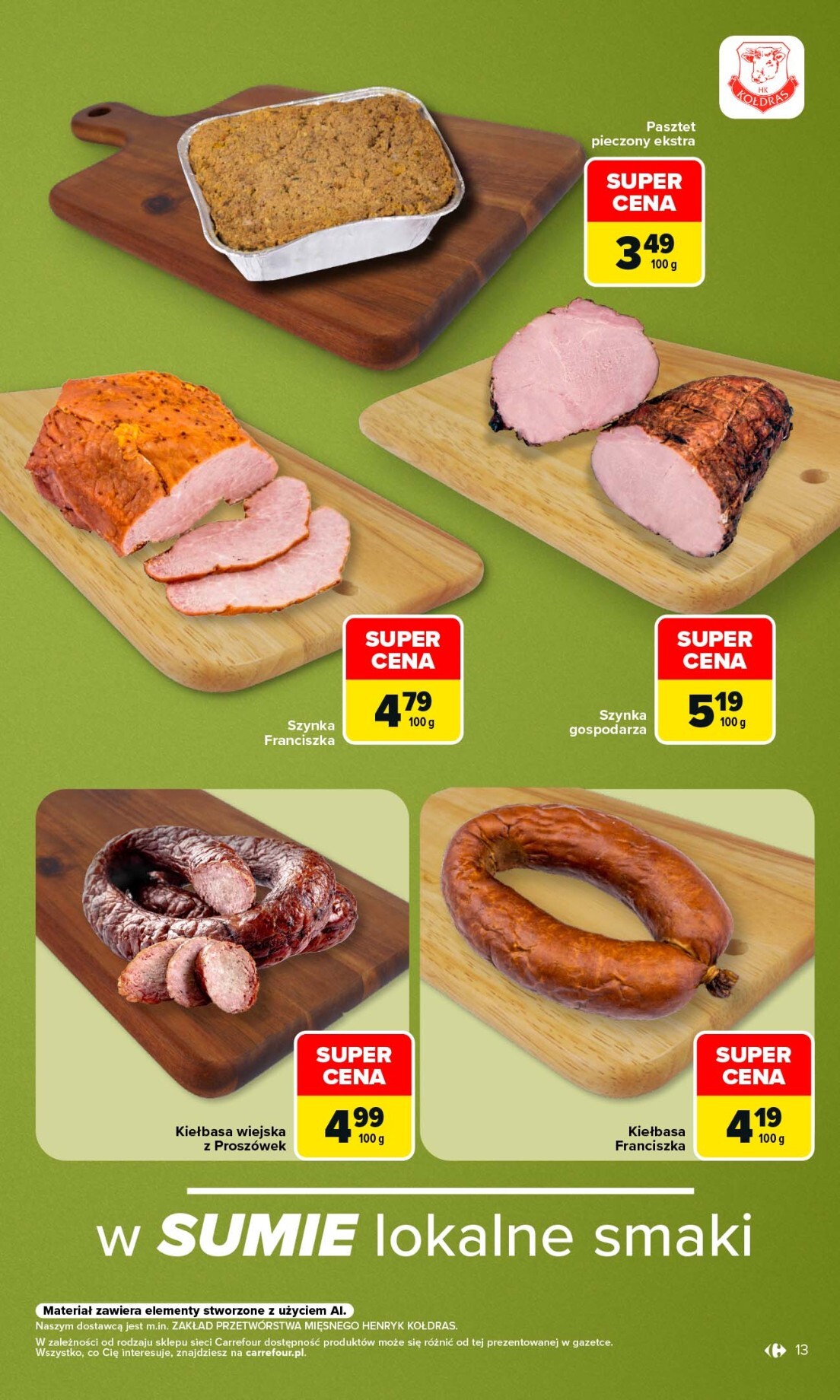 carrefour - Nowa gazetka Carrefour - Sumie otwieramy się dla Ciebie ważna od 23.09.2026 do 26.09.2026 - page: 13
