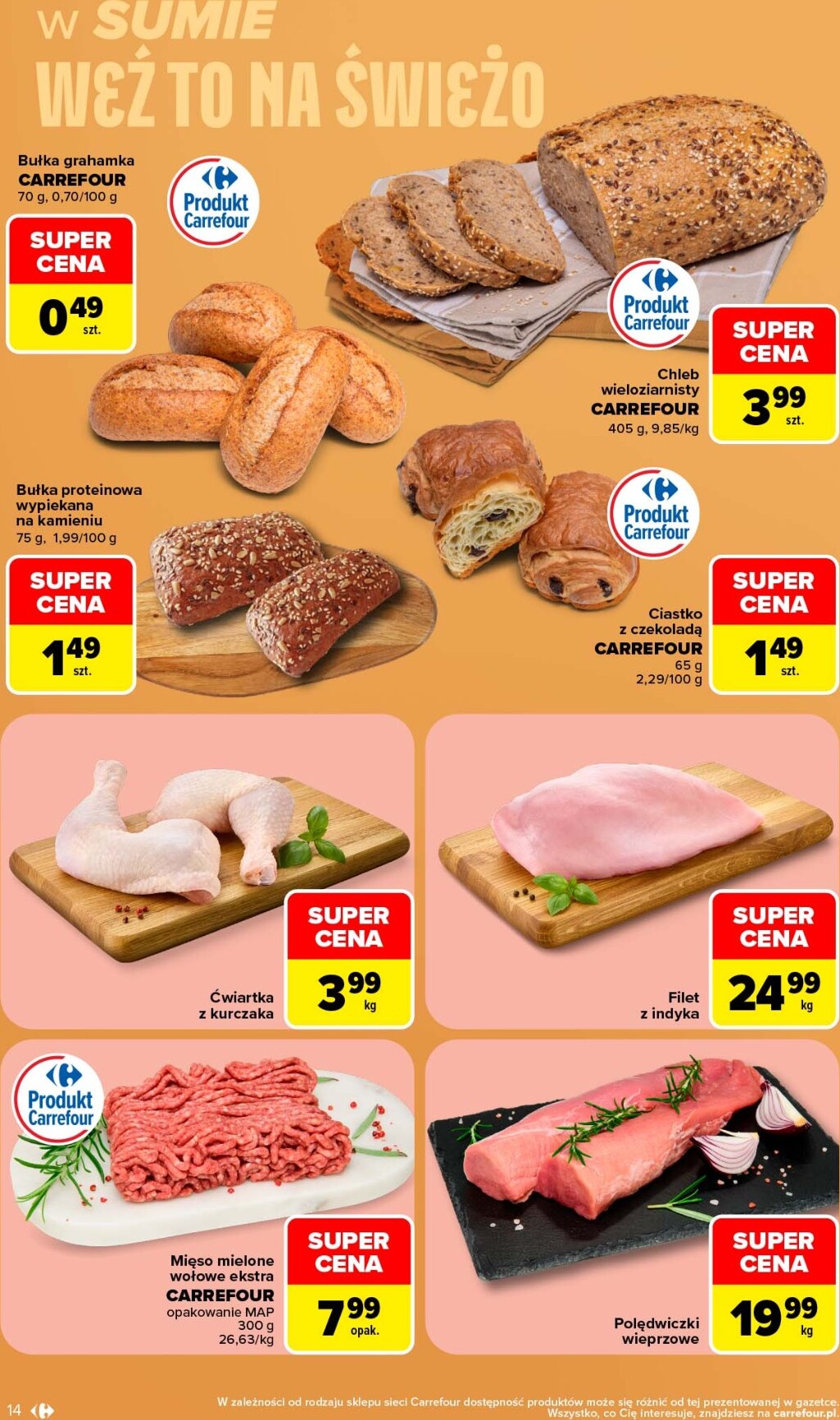 carrefour - Nowa gazetka Carrefour - Sumie otwieramy się dla Ciebie ważna od 23.09.2026 do 26.09.2026 - page: 14