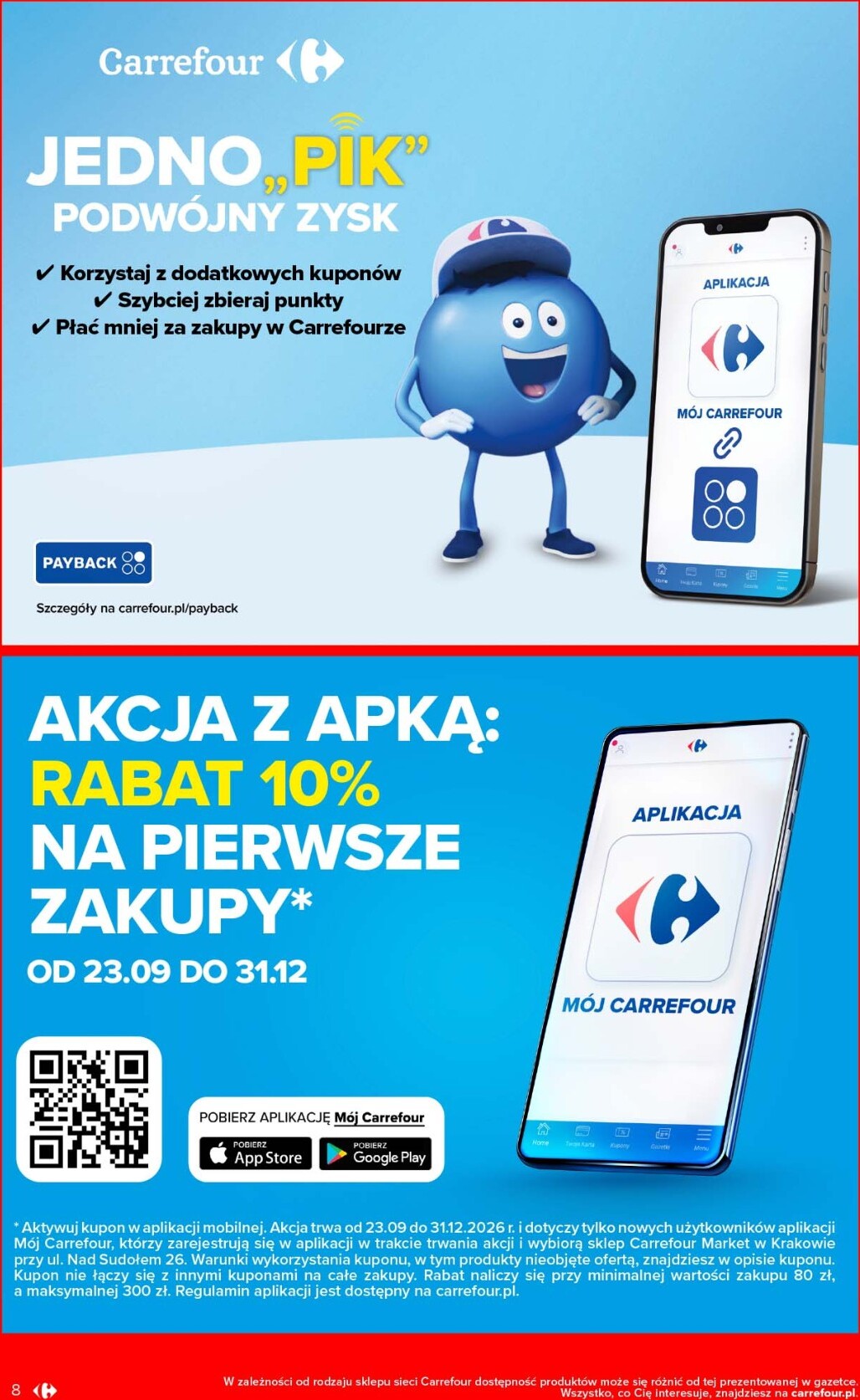 carrefour - Nowa gazetka Carrefour - Sumie otwieramy się dla Ciebie ważna od 23.09.2026 do 26.09.2026 - page: 8