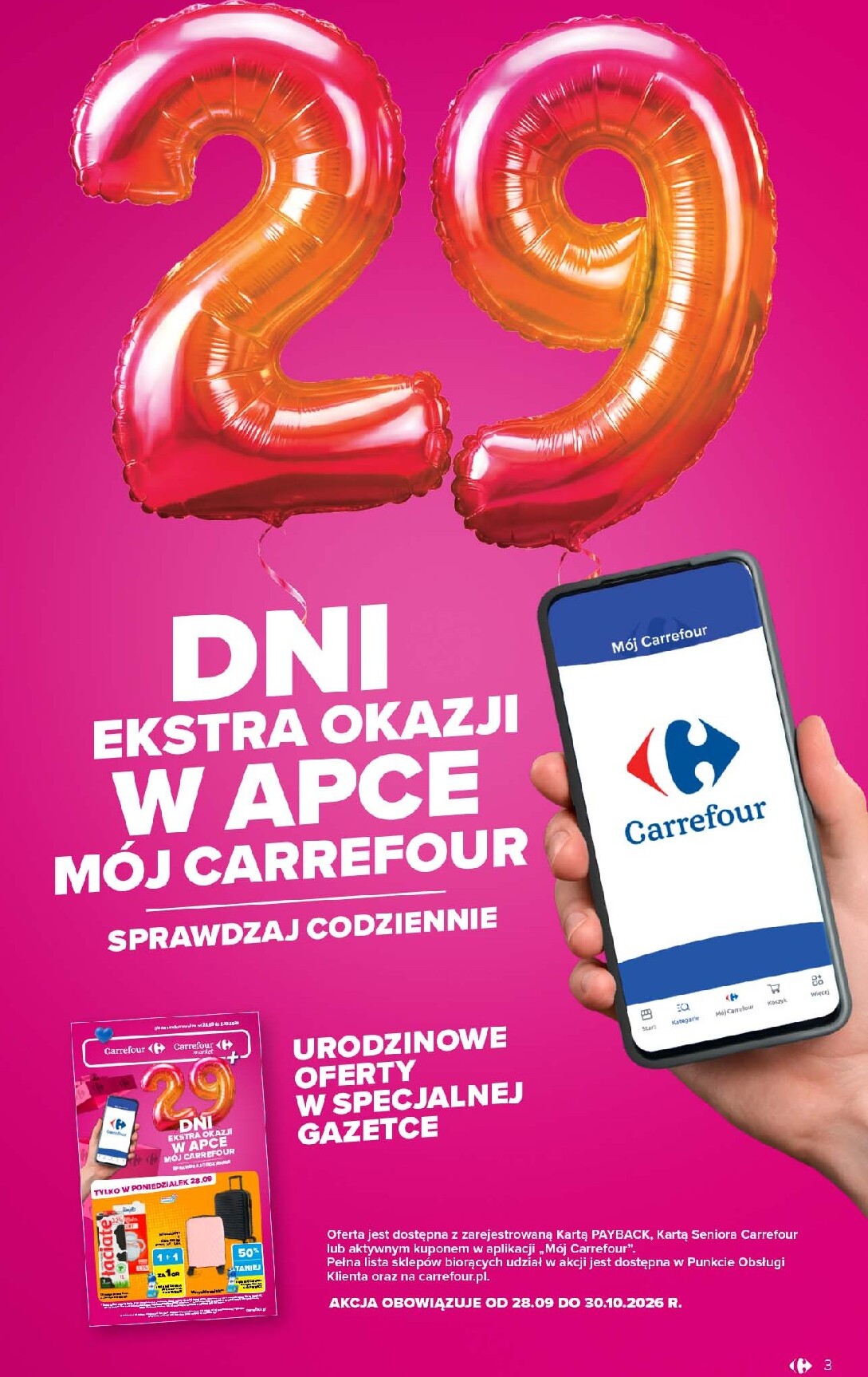carrefour - Nowa gazetka Carrefour ważna od 28.09.2026 do 03.10.2026 - page: 3
