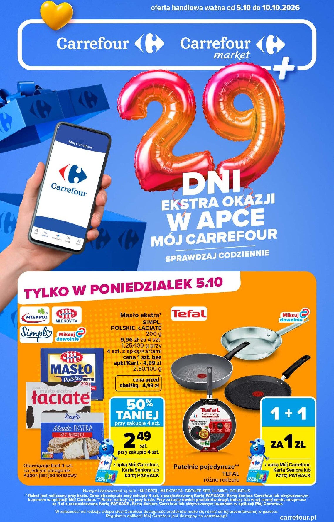 carrefour - Nowa gazetka Carrefour - Extra Okazje ważna od 05.10.2026 do 10.10.2026