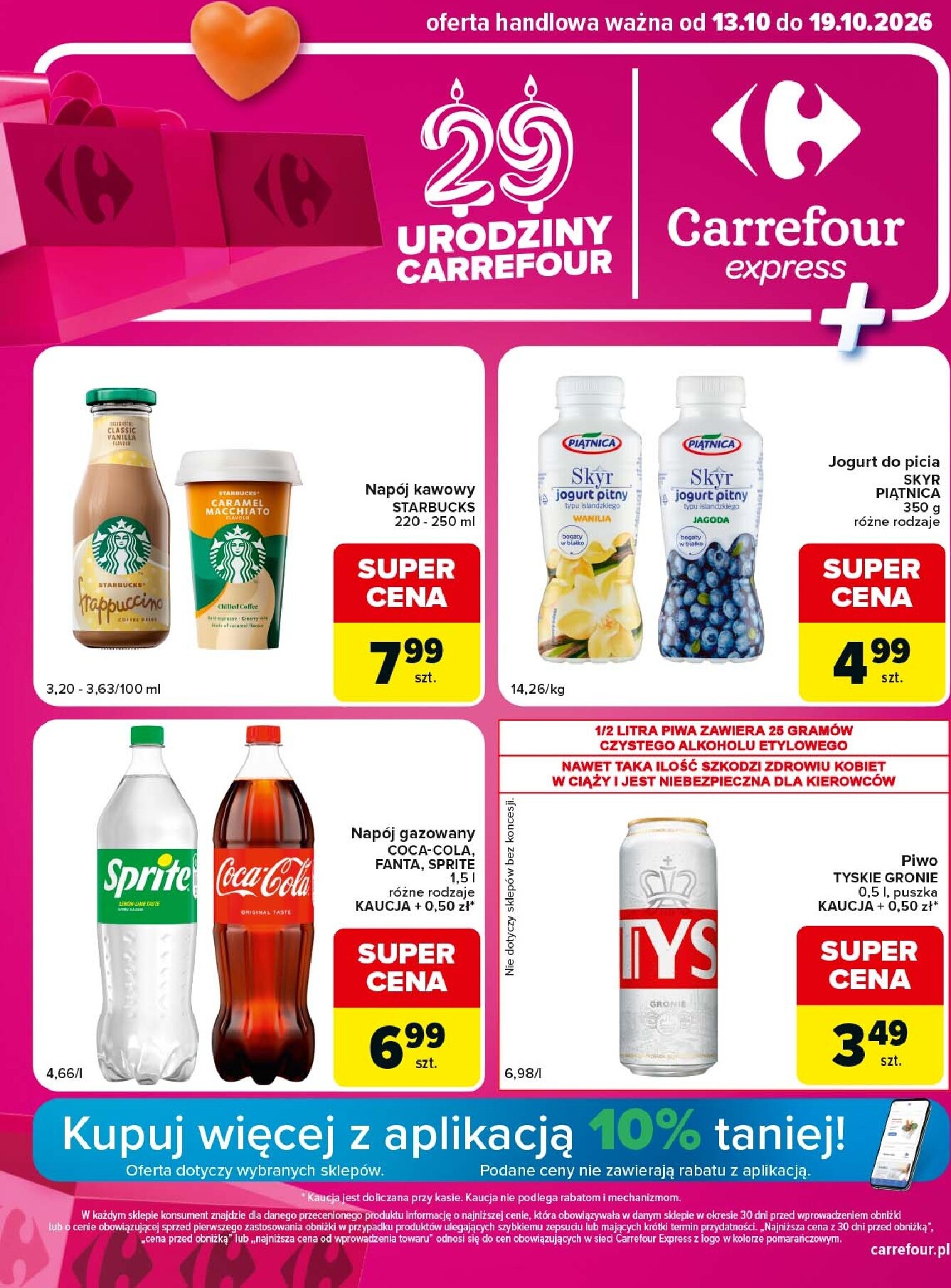 carrefour - Nowa gazetka Carrefour - Gazetka Express w SUMIE ekspresowe zakupy ważna od 13.10.2026 do 19.10.2026