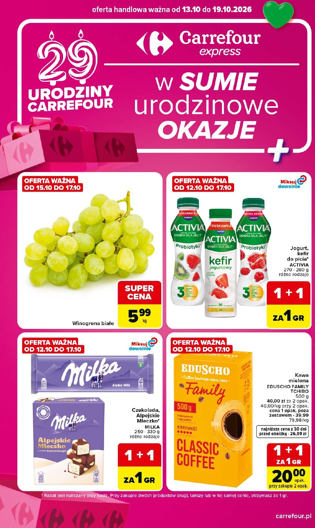 carrefour - Nowa gazetka Carrefour - Express 2 ważna od 13.10.2026 do 19.10.2026
