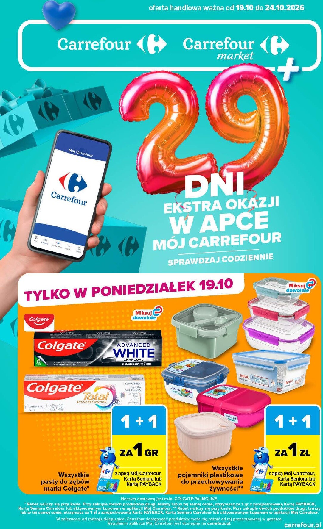 carrefour - Nowa gazetka Carrefour - Extra Okazje ważna od 19.10.2026 do 24.10.2026