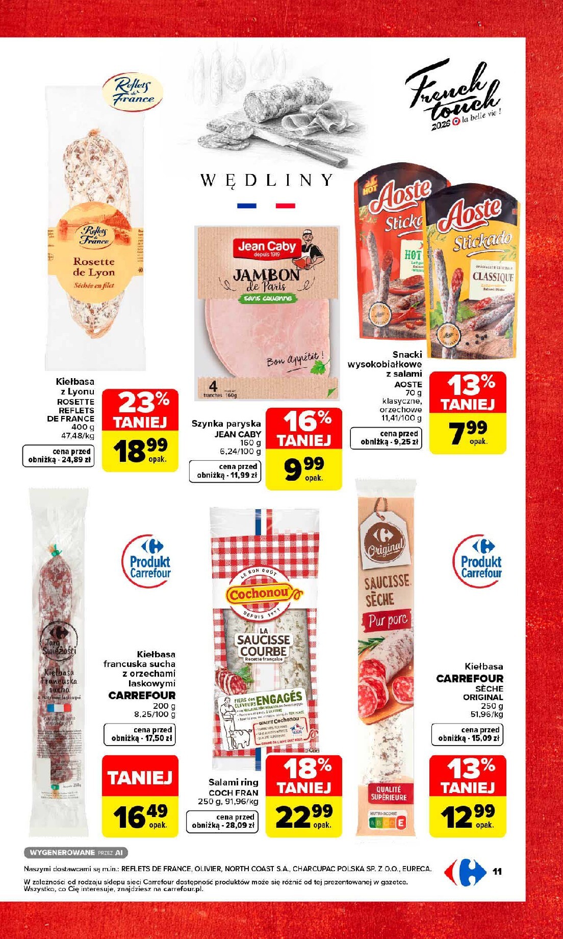 carrefour - Nowa gazetka Carrefour - Przystanek Francja ważna od 19.10.2026 do 31.10.2026 - page: 13