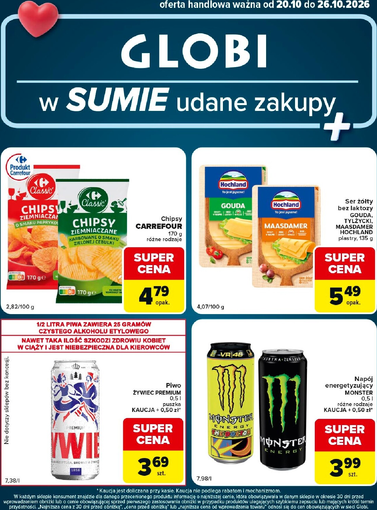carrefour - Aktualna gazetka Carrefour - Globi ważna od 20.10.2026 do 26.10.2026