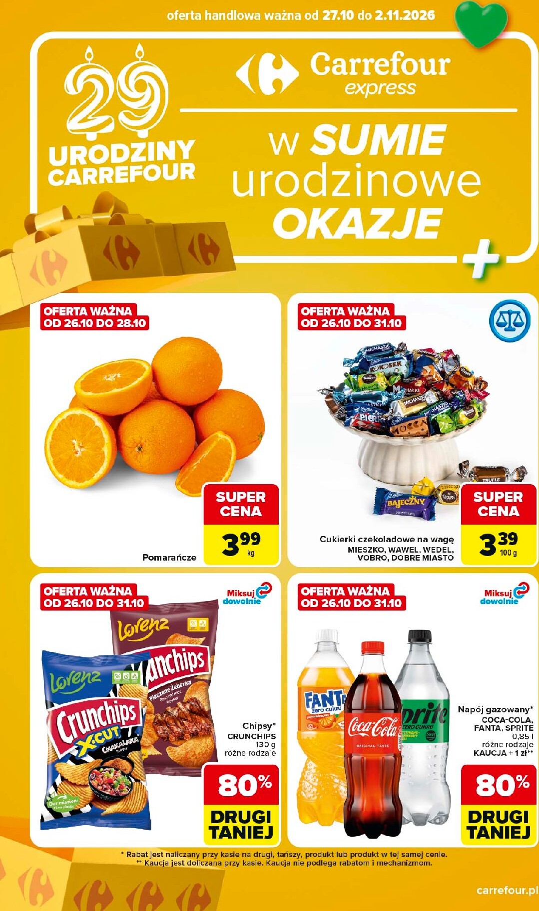 carrefour - Nowa gazetka Carrefour - Express 1 ważna od 27.10.2026 do 02.11.2026