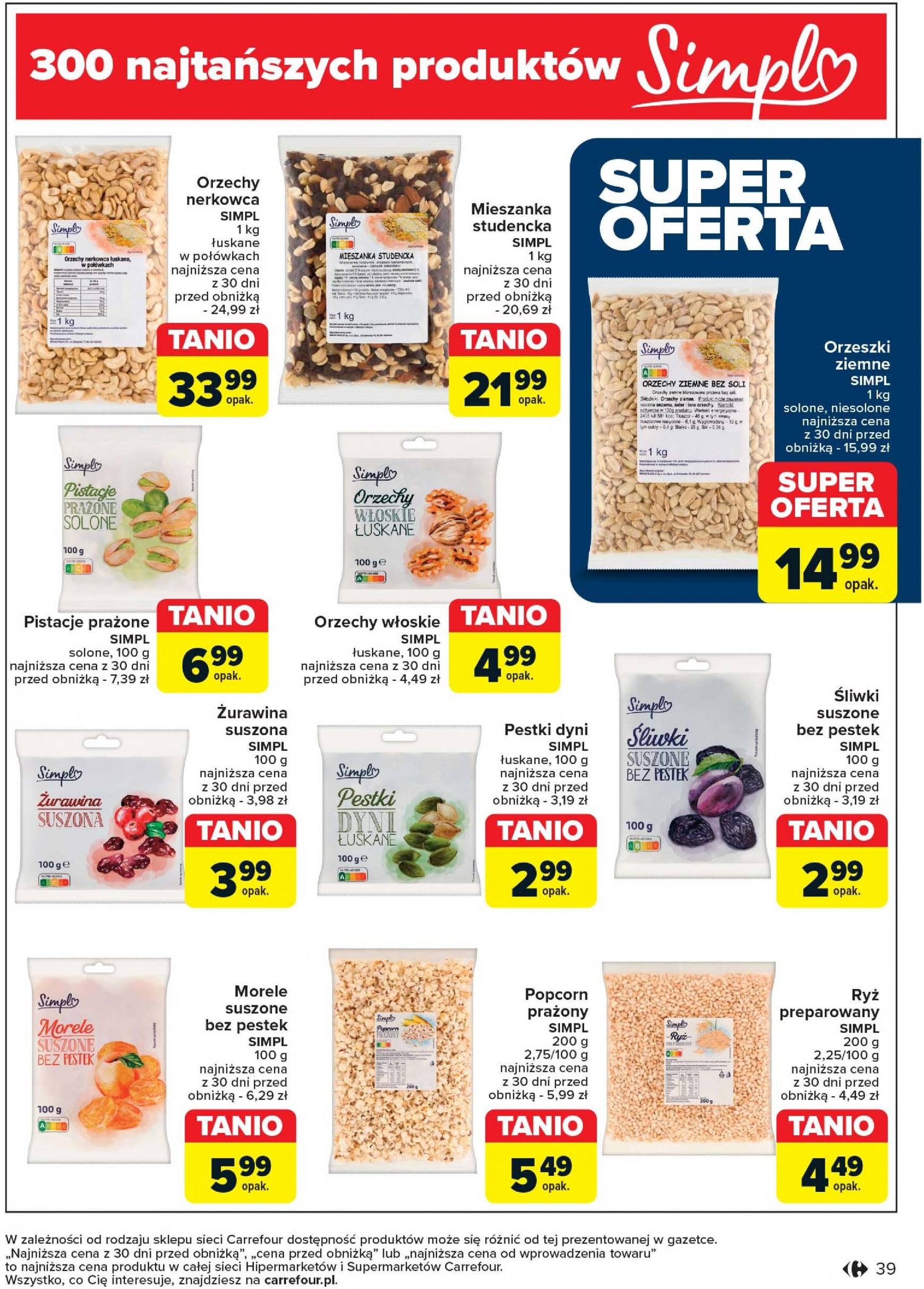 carrefour - Aktualna Carrefour - Produkt Carrefour gazetka ważna od 17.09. - 28.09. - page: 39