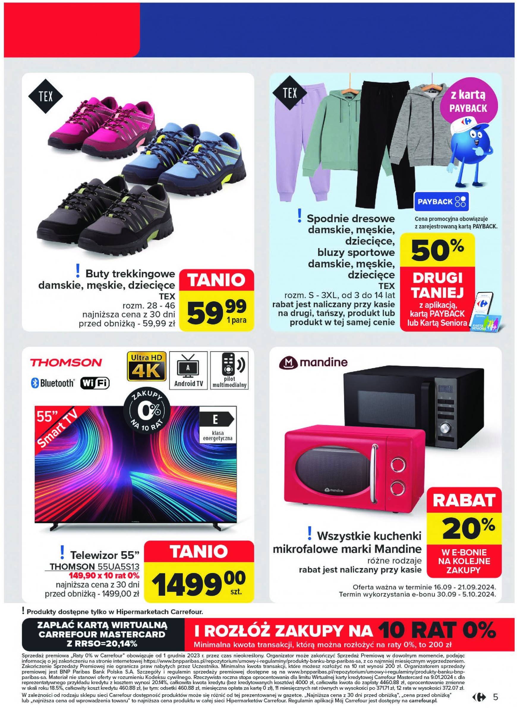 carrefour - Aktualna Carrefour - Superoferty tygodnia gazetka ważna od 16.09. - 21.09. - page: 5