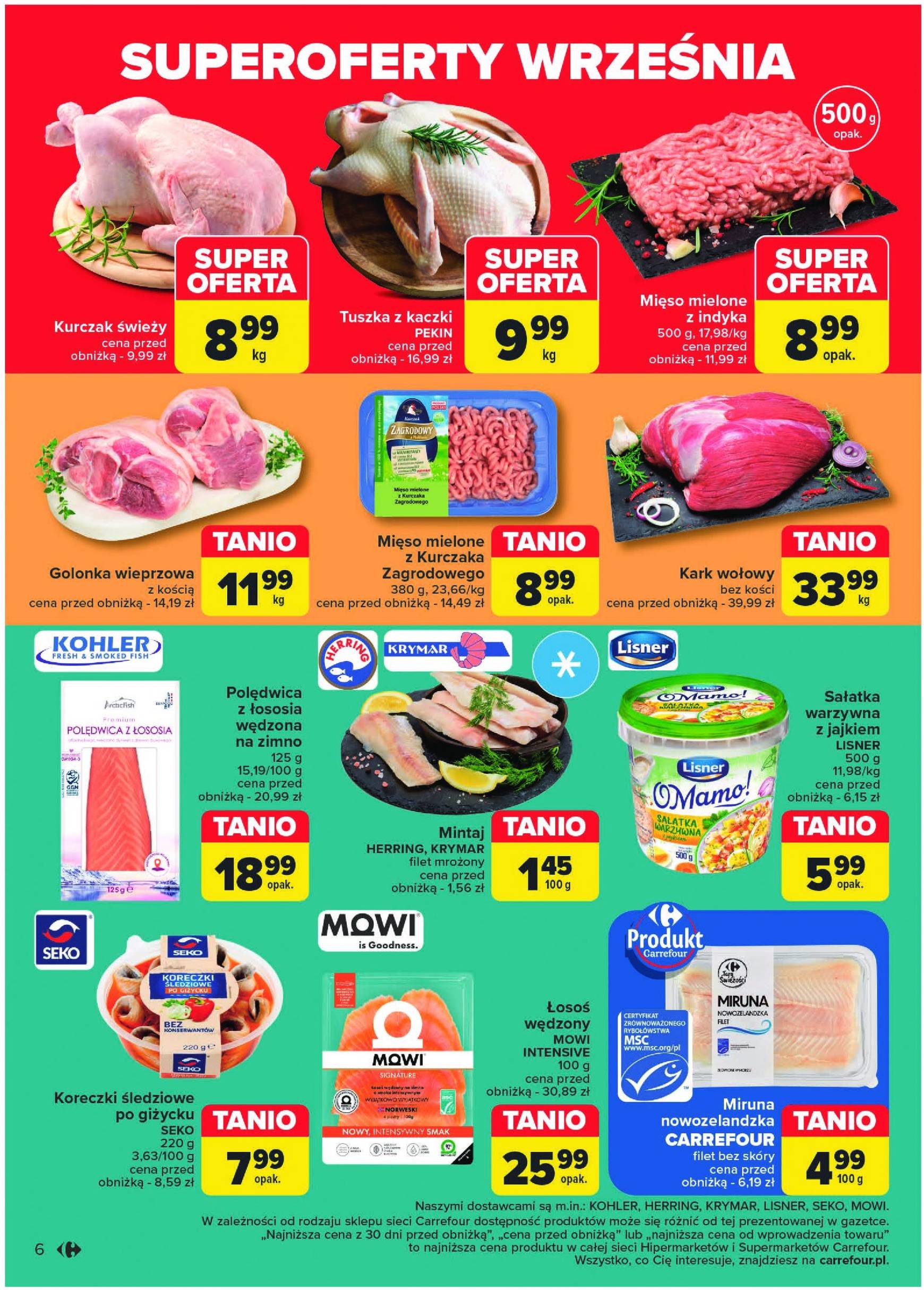 carrefour - Aktualna Carrefour - Superoferty tygodnia gazetka ważna od 16.09. - 21.09. - page: 6