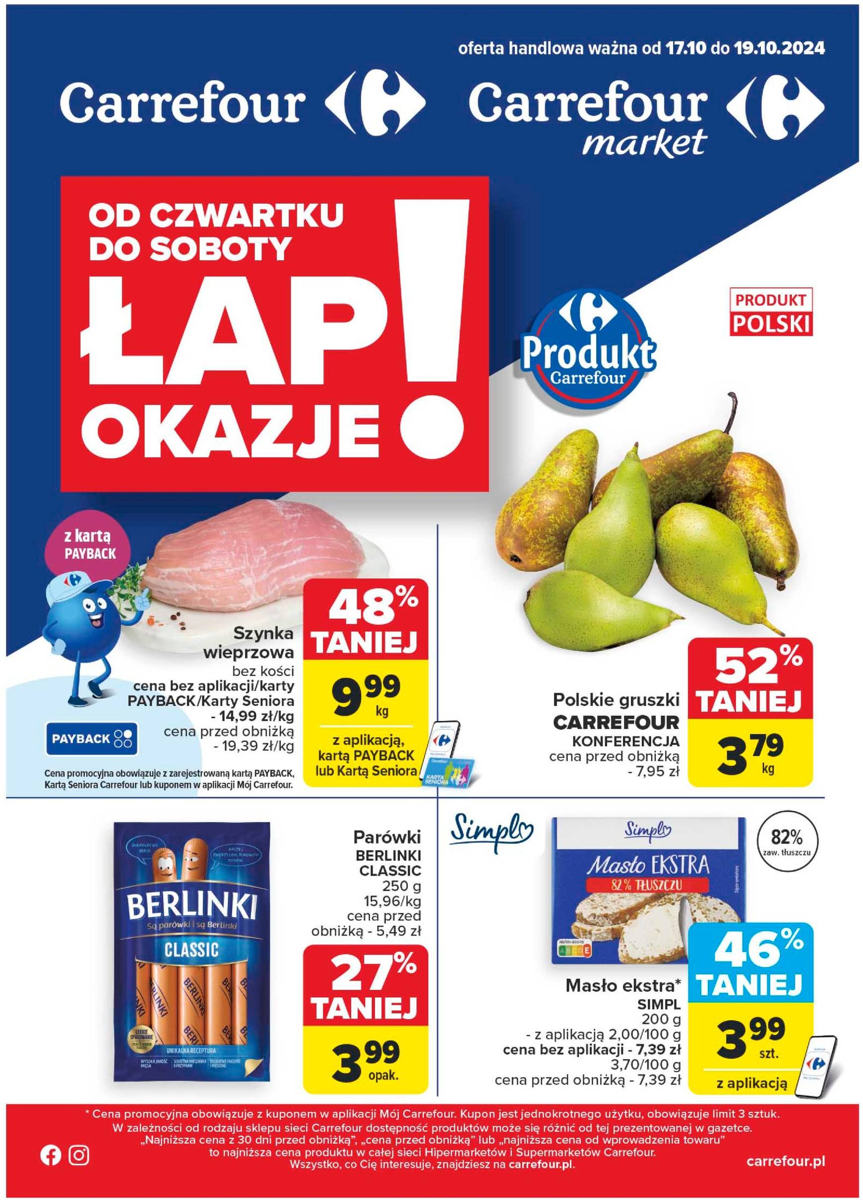 carrefour - Carrefour - Lap okazje gazetka ważna od 17.10. - 19.10.