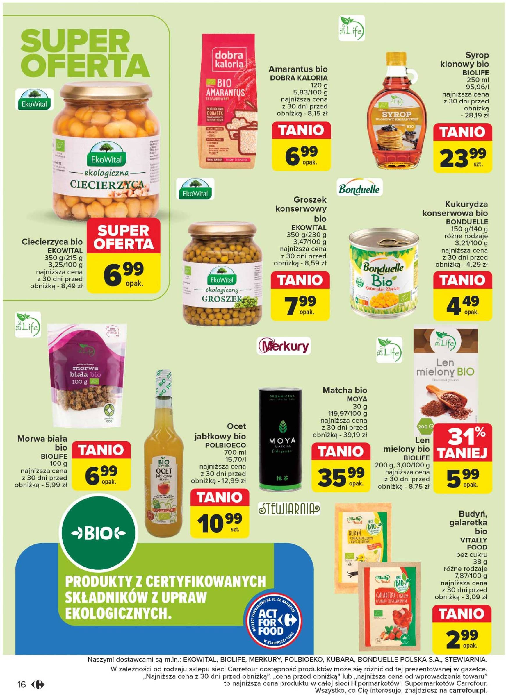 carrefour - Carrefour - Rozsmakuj Sie z Act for Food gazetka ważna od 22.10. - 02.11. - page: 16