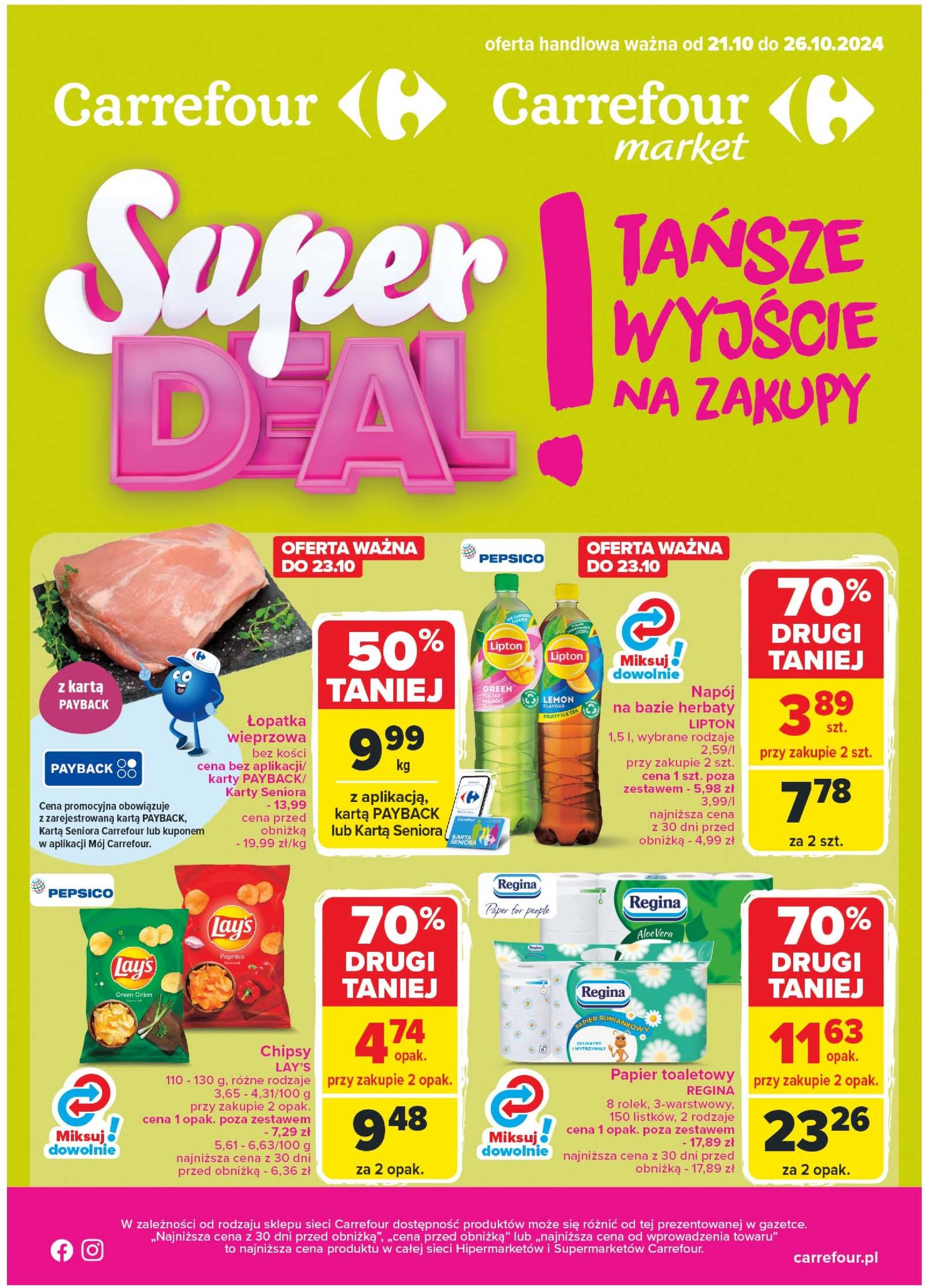 carrefour - Carrefour gazetka ważna od 21.10. - 26.10. - page: 1