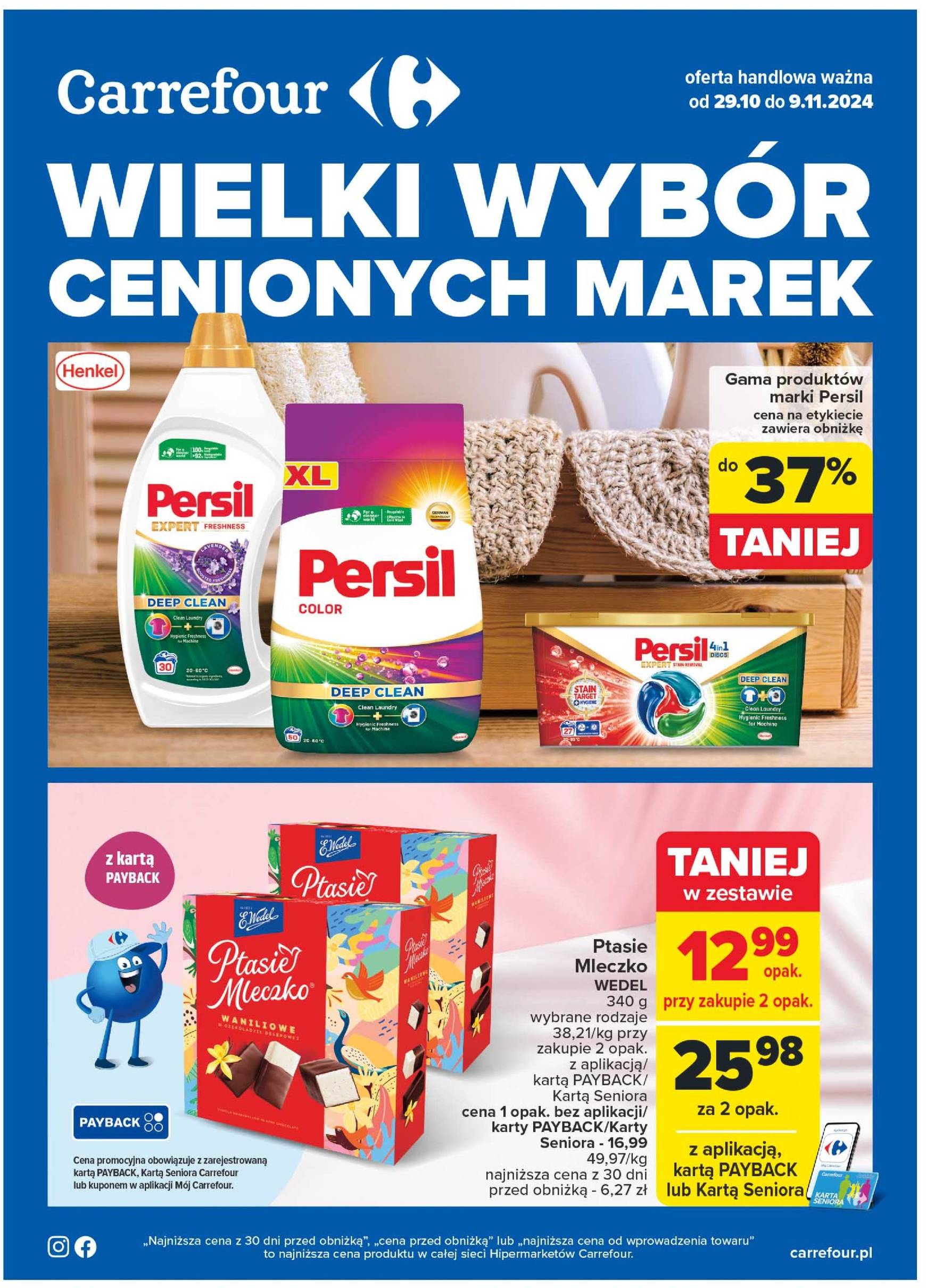 carrefour - Carrefour - Gazetka Cenione marki gazetka ważna od 29.10. - 09.11.