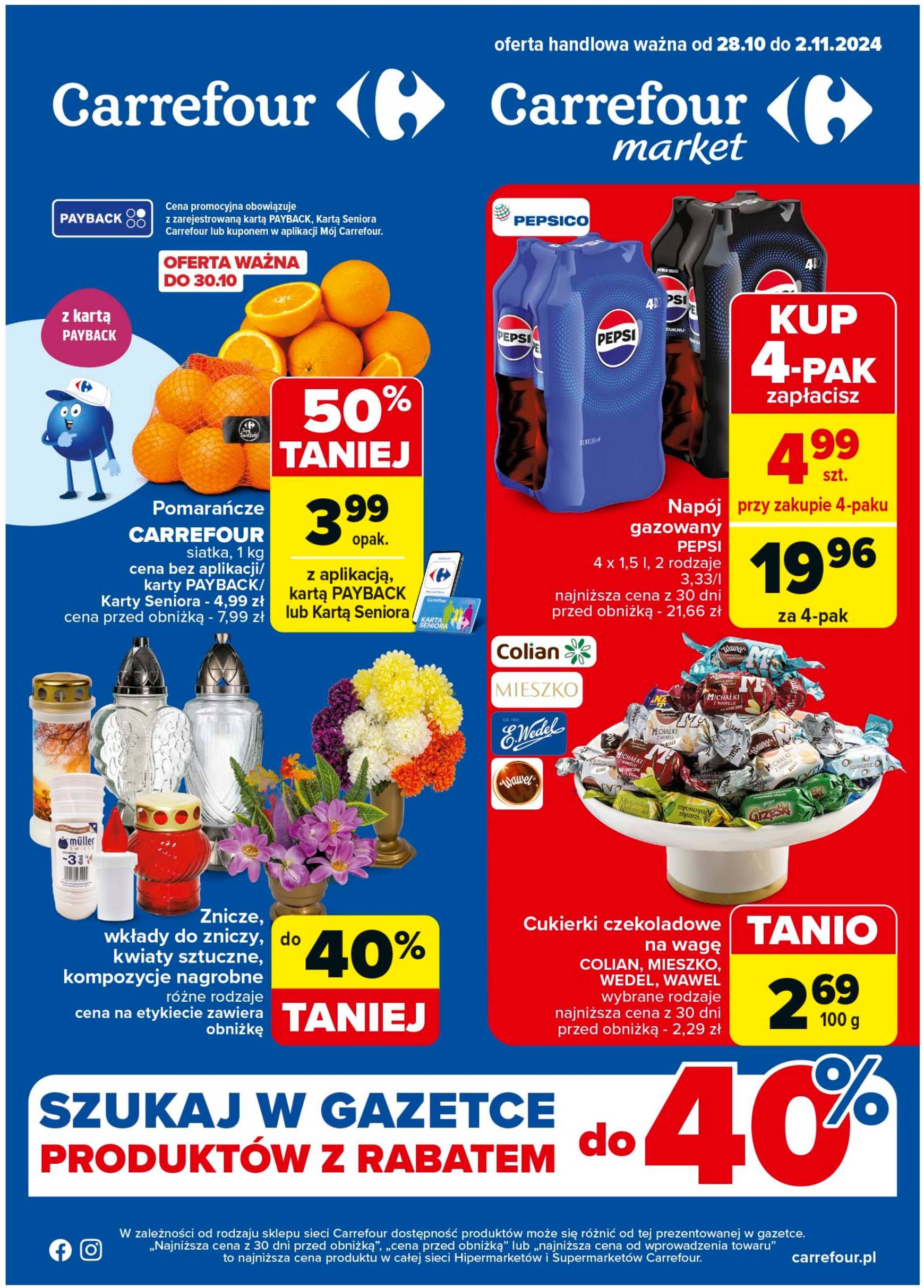 carrefour - Carrefour gazetka ważna od 28.10. - 02.11.