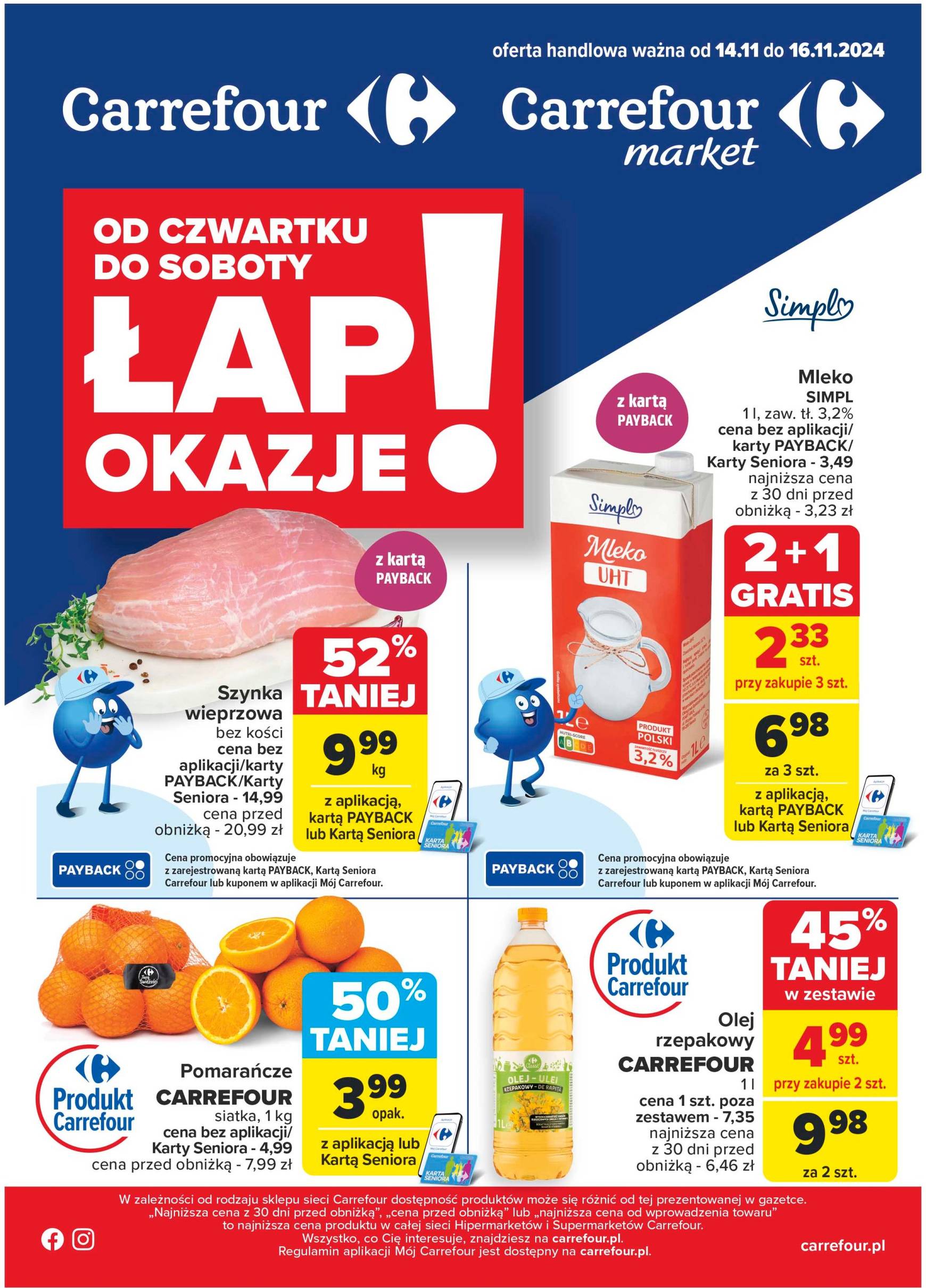 carrefour - Carrefour - Lap okazje gazetka ważna od 14.11. - 16.11. - page: 1