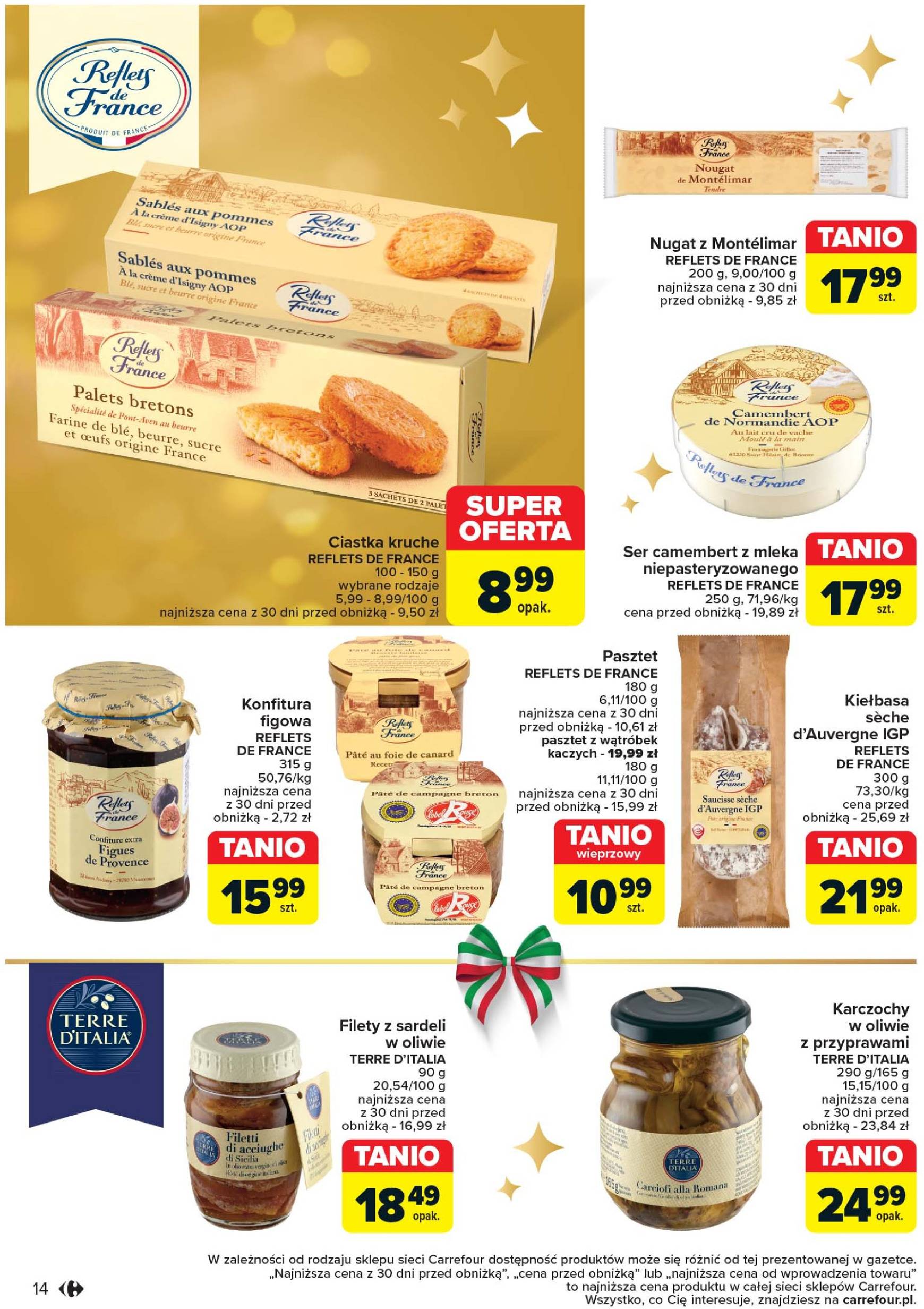 carrefour - Carrefour - Rozsmakuj się w świętach w najlepszych cenach gazetka ważna od 03.12. - 24.12. - page: 14