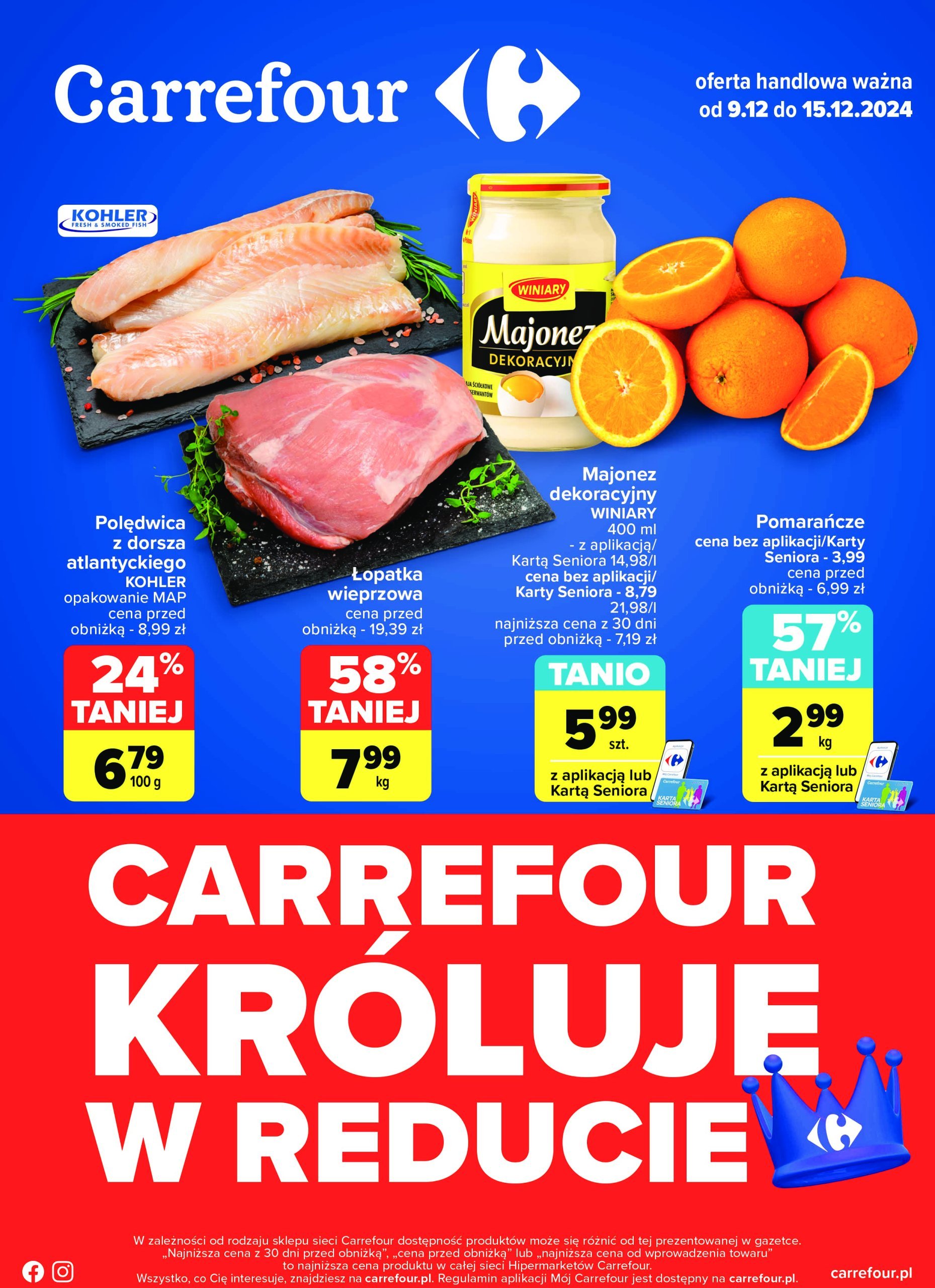 carrefour - Carrefour - Carrefour króluje w Reducie gazetka ważna od 09.12. - 15.12.