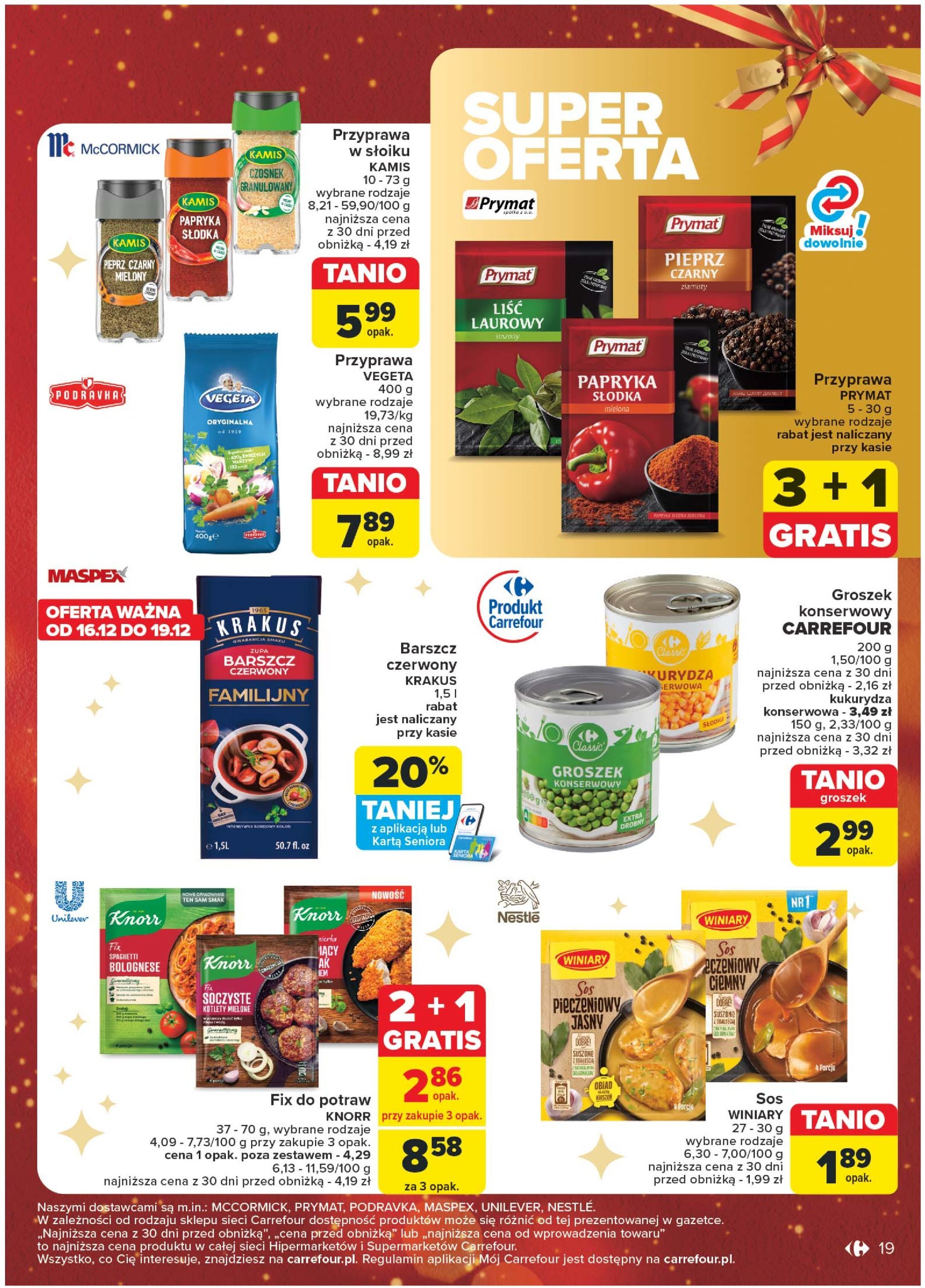 carrefour - Carrefour gazetka ważna od 16.12. - 24.12. - page: 19