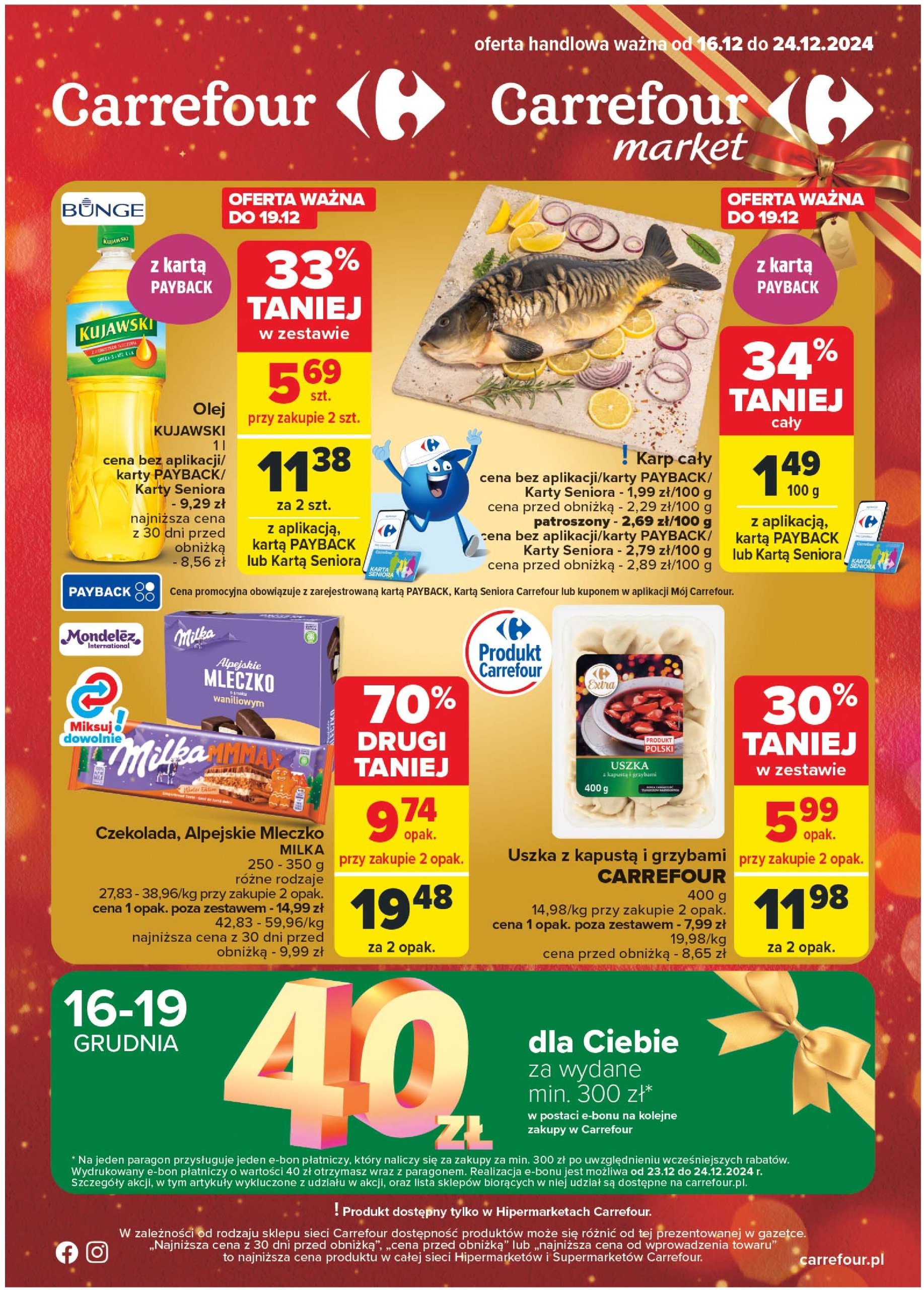 carrefour - Carrefour gazetka ważna od 16.12. - 24.12.