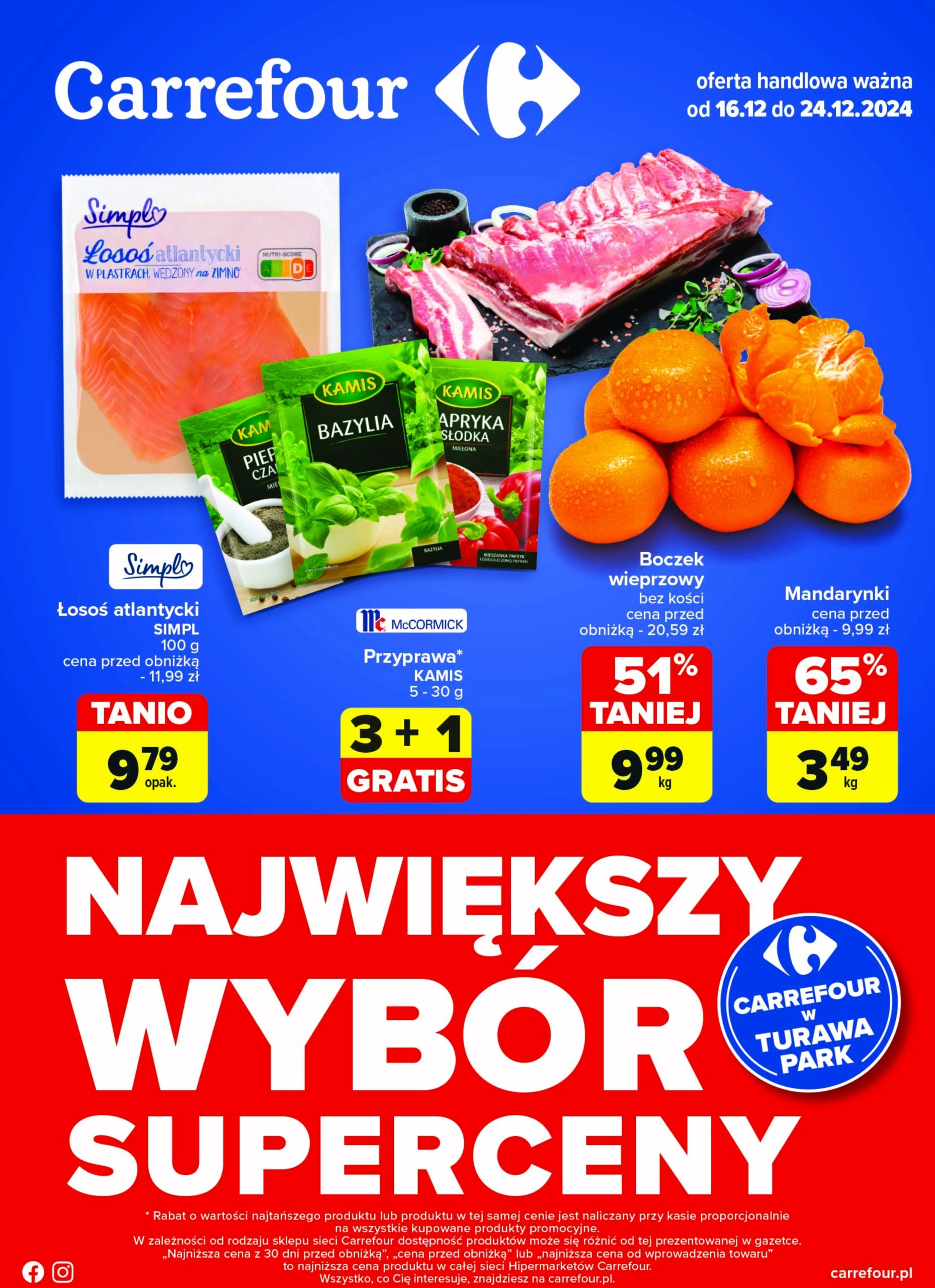 carrefour - Carrefour - Największy wybór gazetka ważna od 16.12. - 24.12.