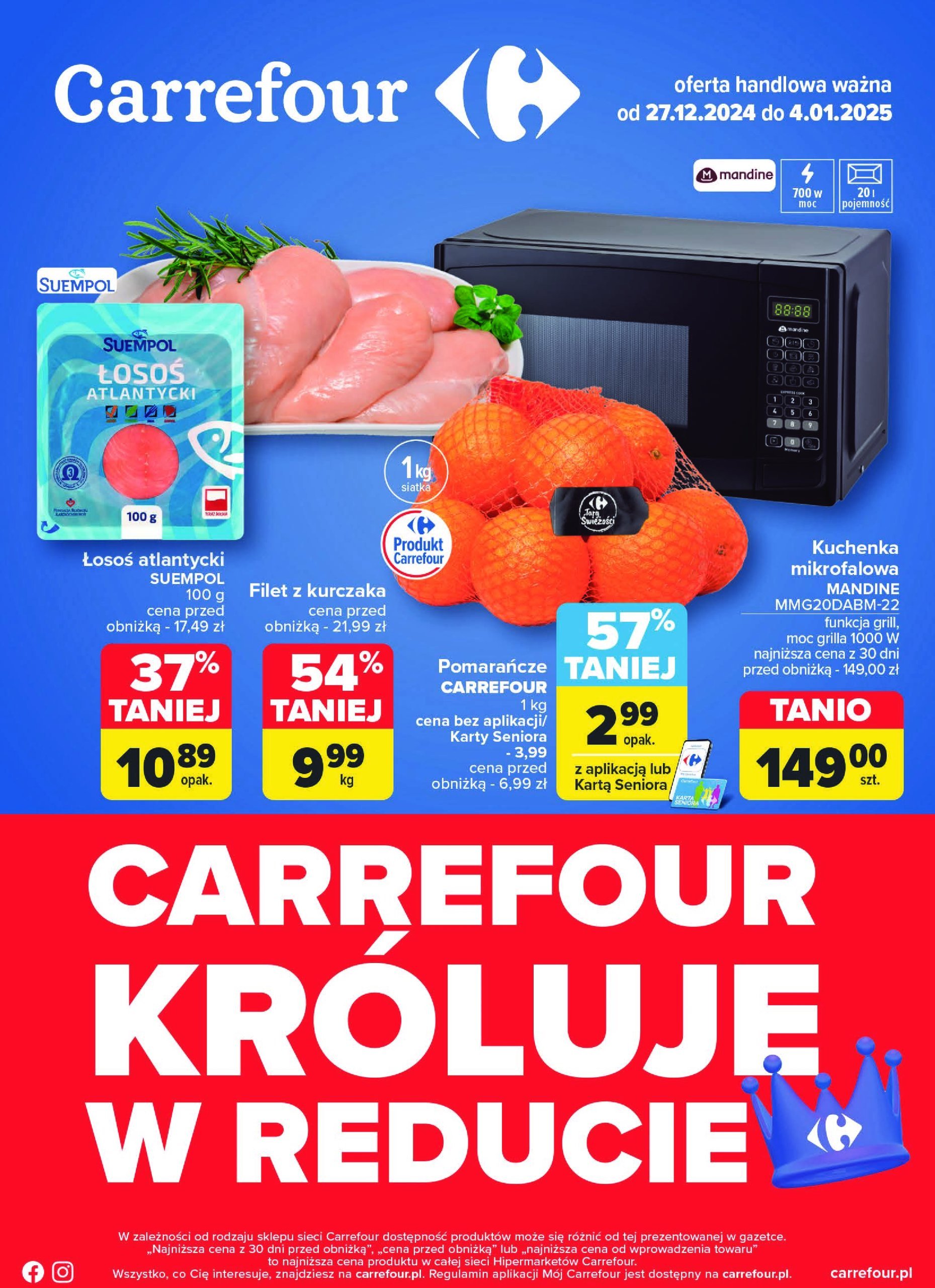 carrefour - Carrefour - Największy wybór, superceny gazetka ważna od 27.12. - 04.01.