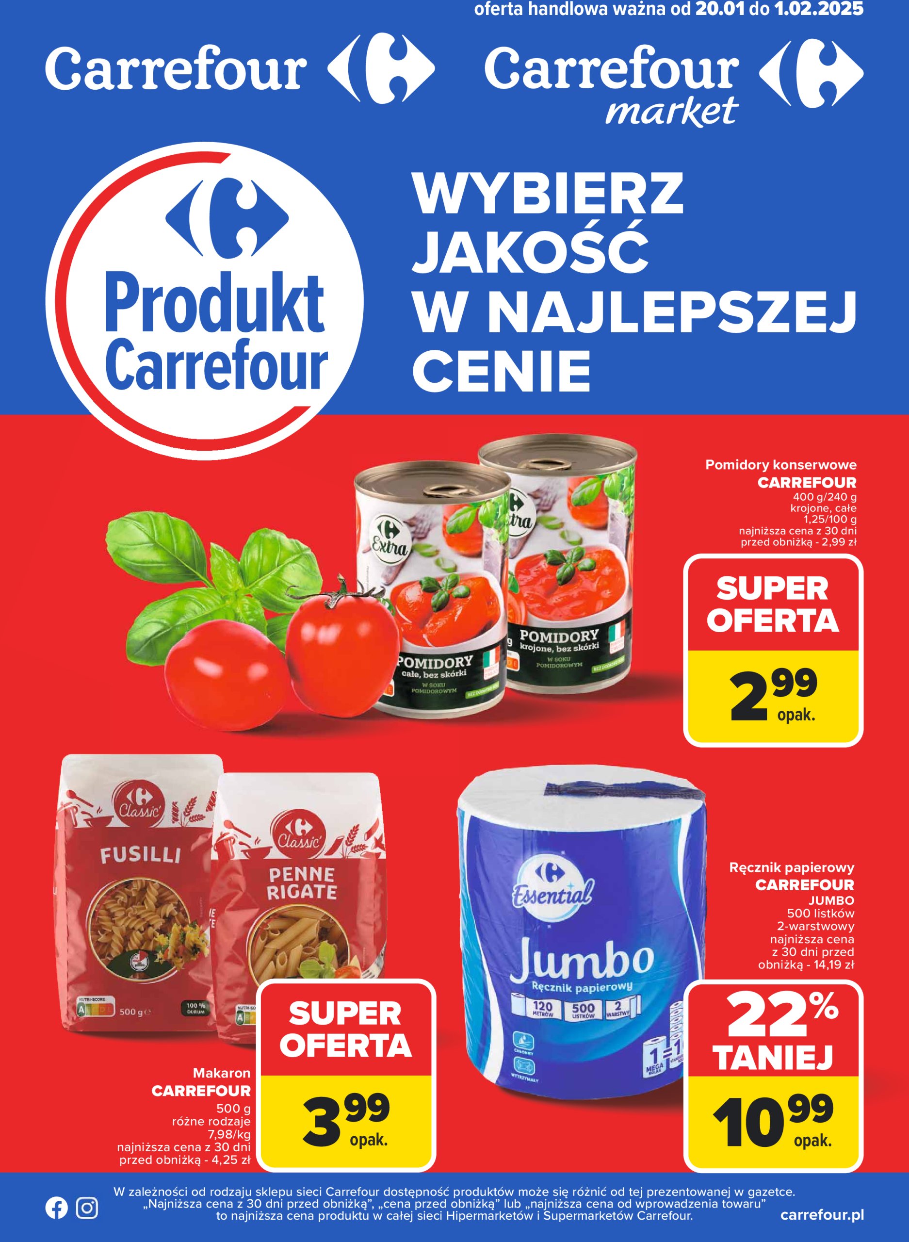 carrefour - Carrefour gazetka ważna od 20.01. - 01.02.