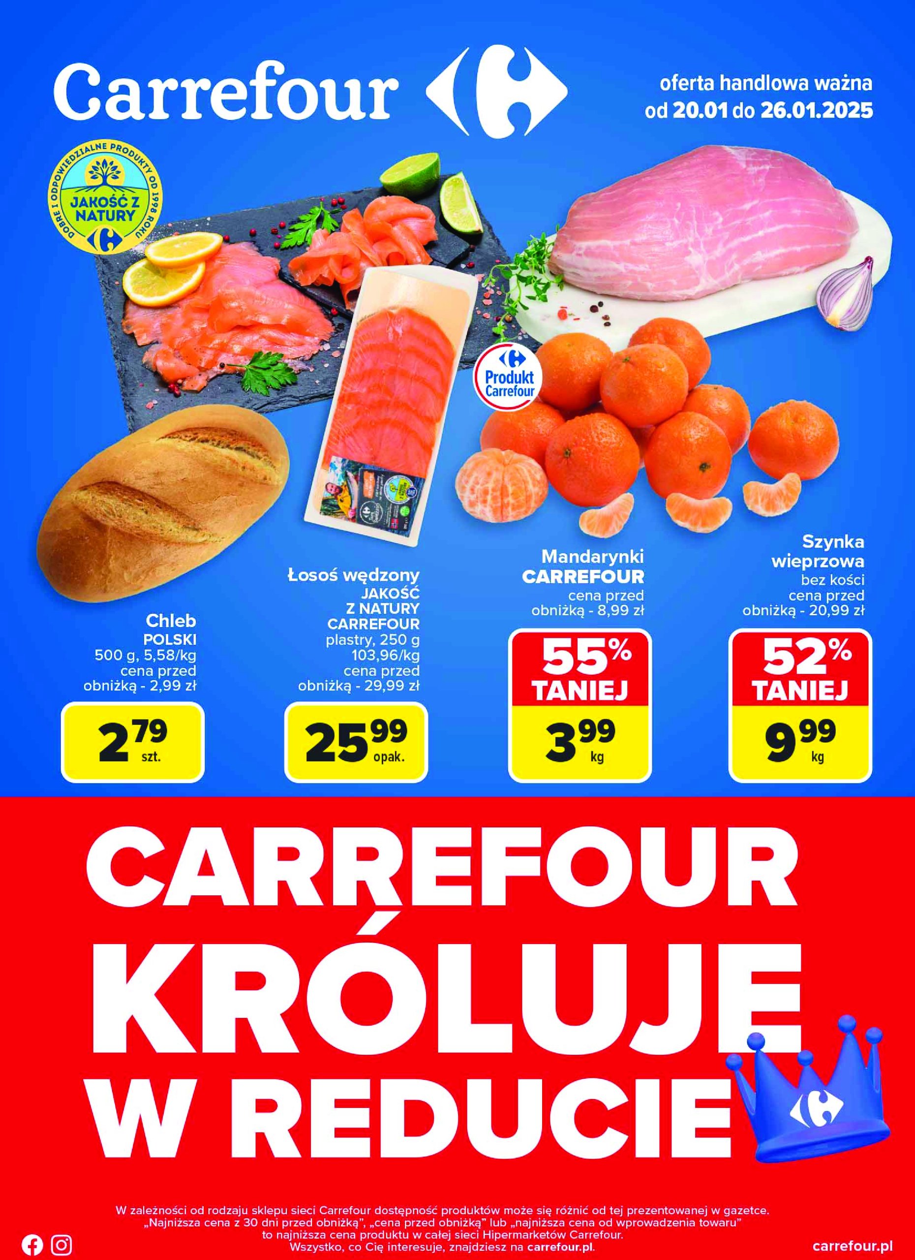 carrefour - Carrefour - Gazetka Carrefour króluje w Reducie gazetka ważna od 20.01. - 26.01.