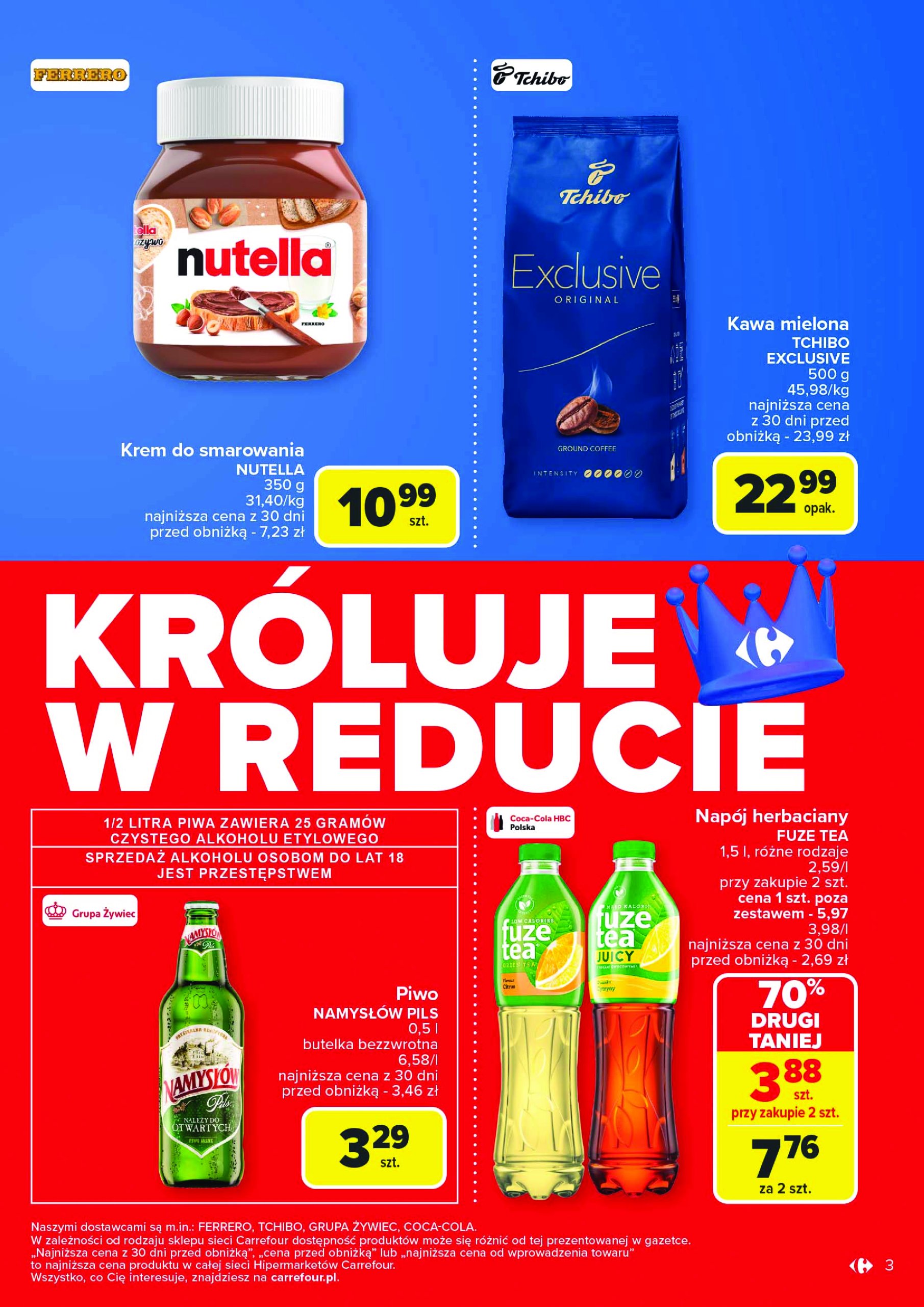 carrefour - Carrefour - Gazetka Carrefour króluje w Reducie gazetka ważna od 27.01. - 01.02. - page: 3