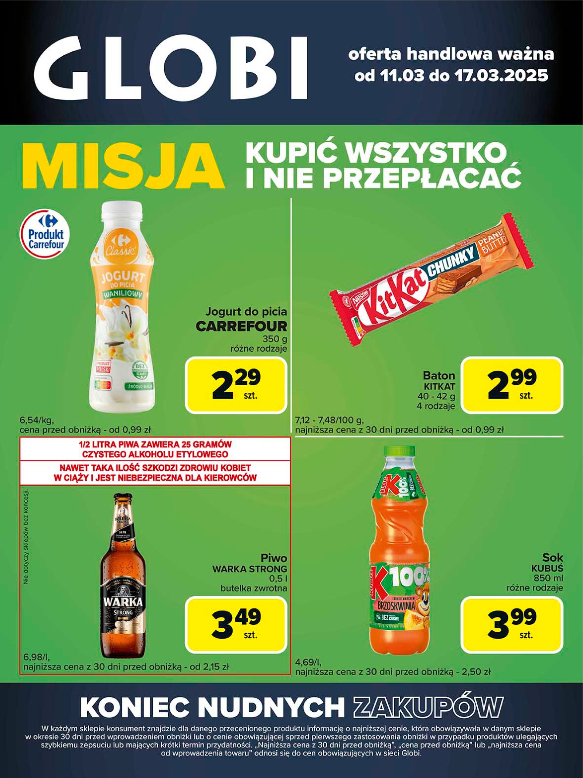 carrefour - Carrefour - Globi gazetka ważna od 11.03. - 17.03.