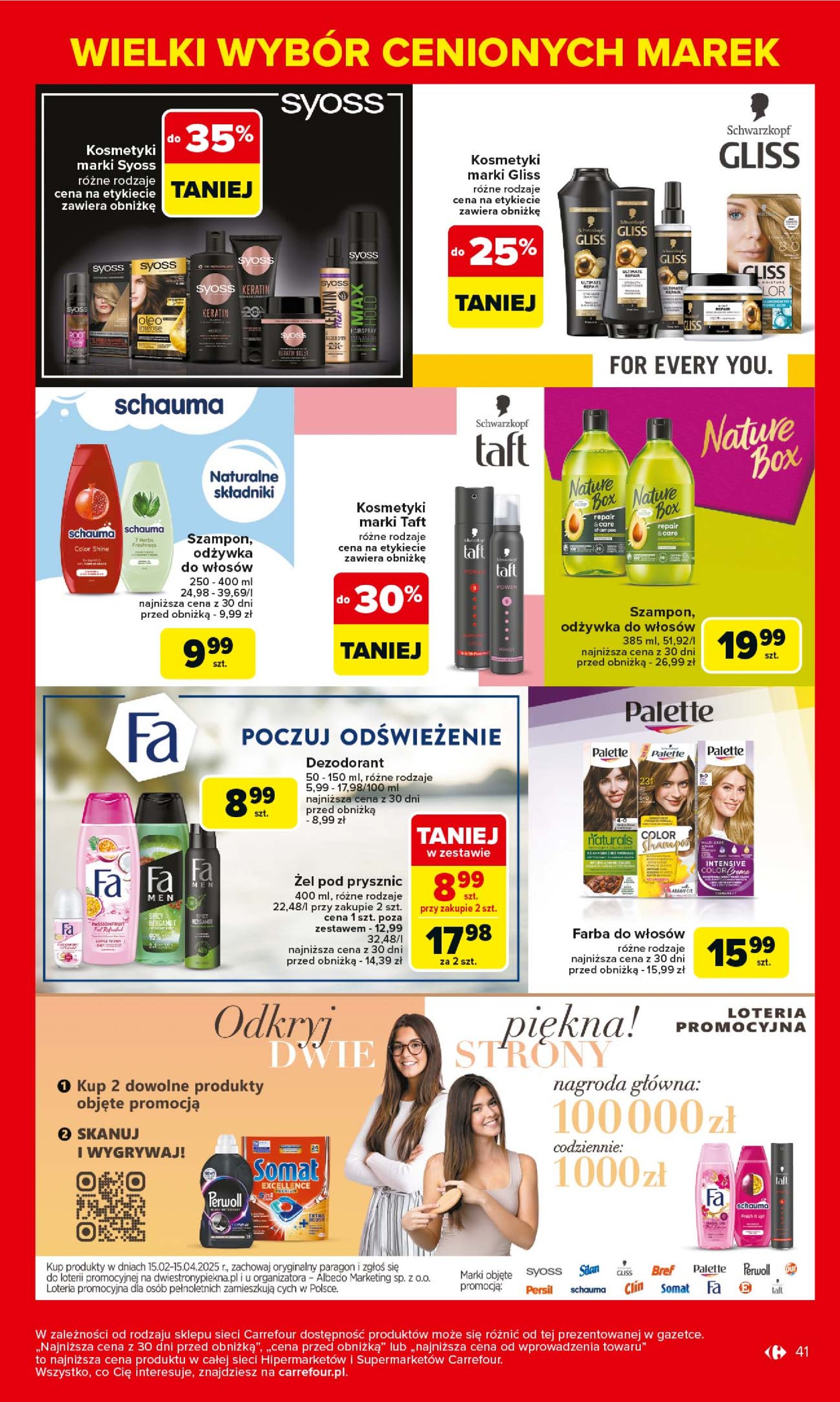 carrefour - Carrefour - Łap markowe okazje od poniedziałku gazetka ważna od 17.03. - 29.03. - page: 41 carrefour - Carrefour - Łap markowe okazje od poniedziałku gazetka ważna od 17.03. - 29.03. - page: 41