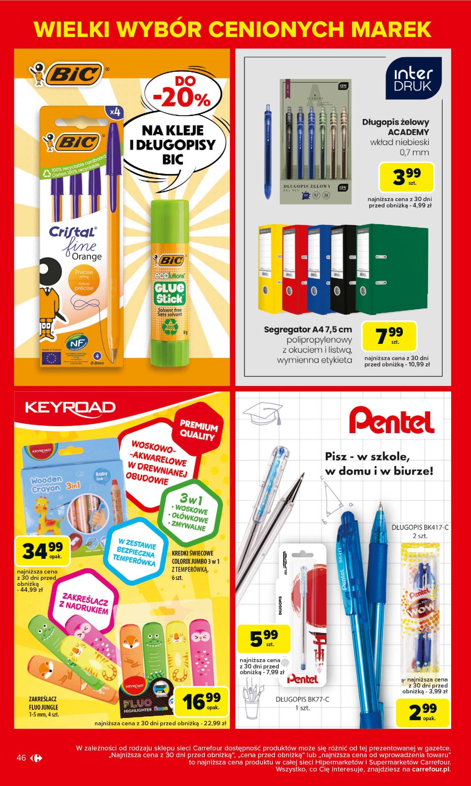 carrefour - Carrefour - Łap markowe okazje od poniedziałku gazetka ważna od 17.03. - 29.03. - page: 46 carrefour - Carrefour - Łap markowe okazje od poniedziałku gazetka ważna od 17.03. - 29.03. - page: 46