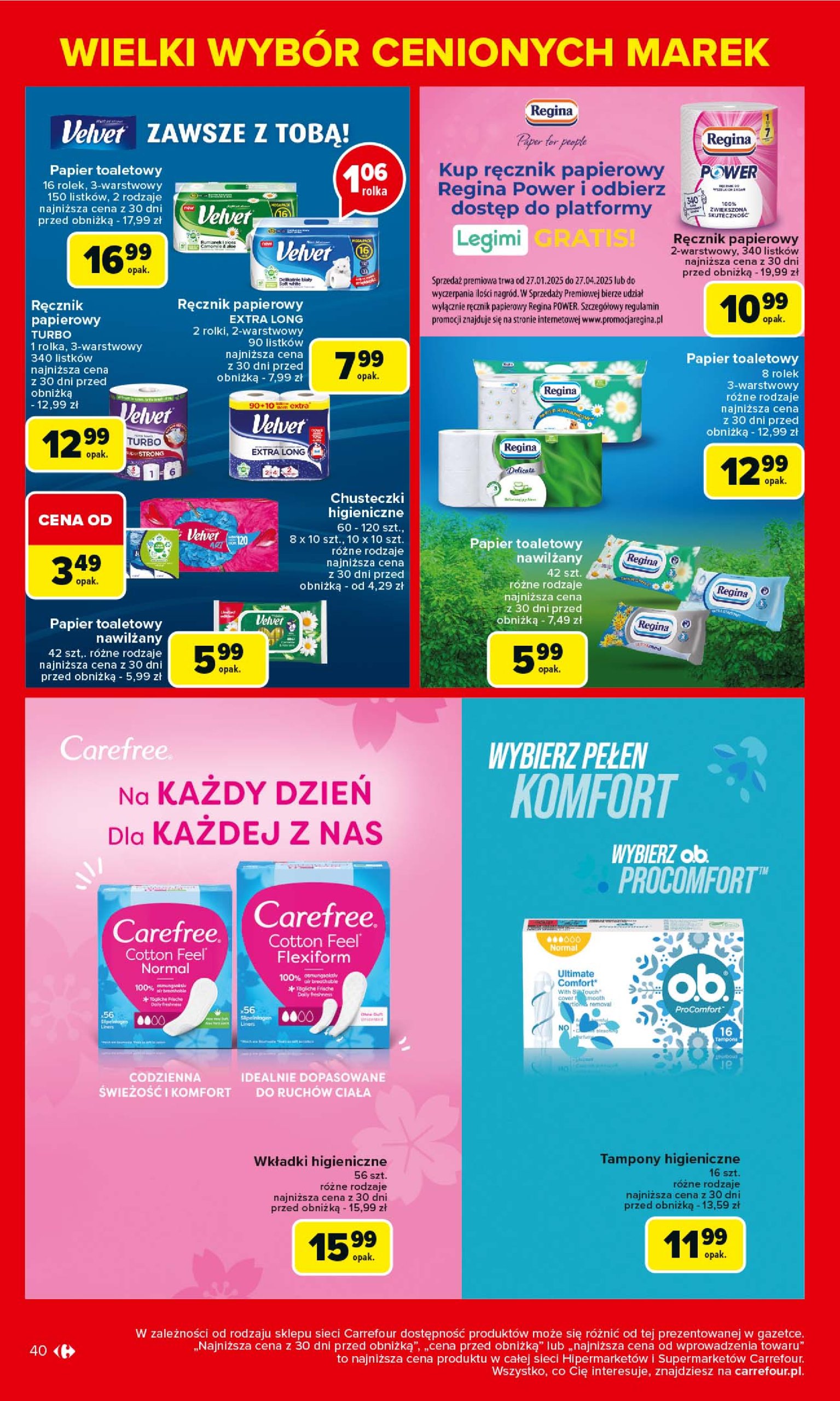 carrefour - Carrefour - Łap markowe okazje od poniedziałku gazetka ważna od 17.03. - 29.03. - page: 40 carrefour - Carrefour - Łap markowe okazje od poniedziałku gazetka ważna od 17.03. - 29.03. - page: 40