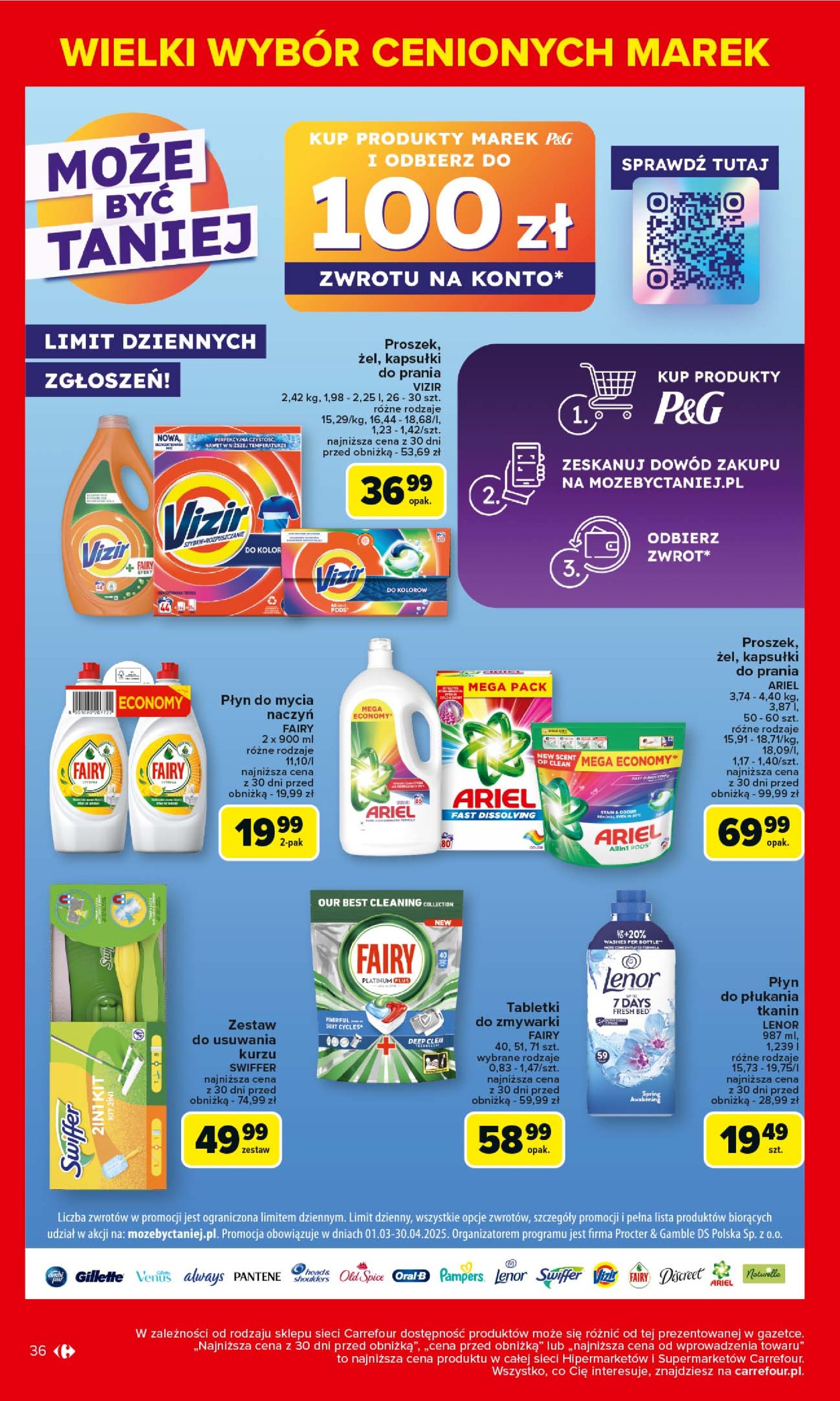 carrefour - Carrefour - Łap markowe okazje od poniedziałku gazetka ważna od 17.03. - 29.03. - page: 36 carrefour - Carrefour - Łap markowe okazje od poniedziałku gazetka ważna od 17.03. - 29.03. - page: 36
