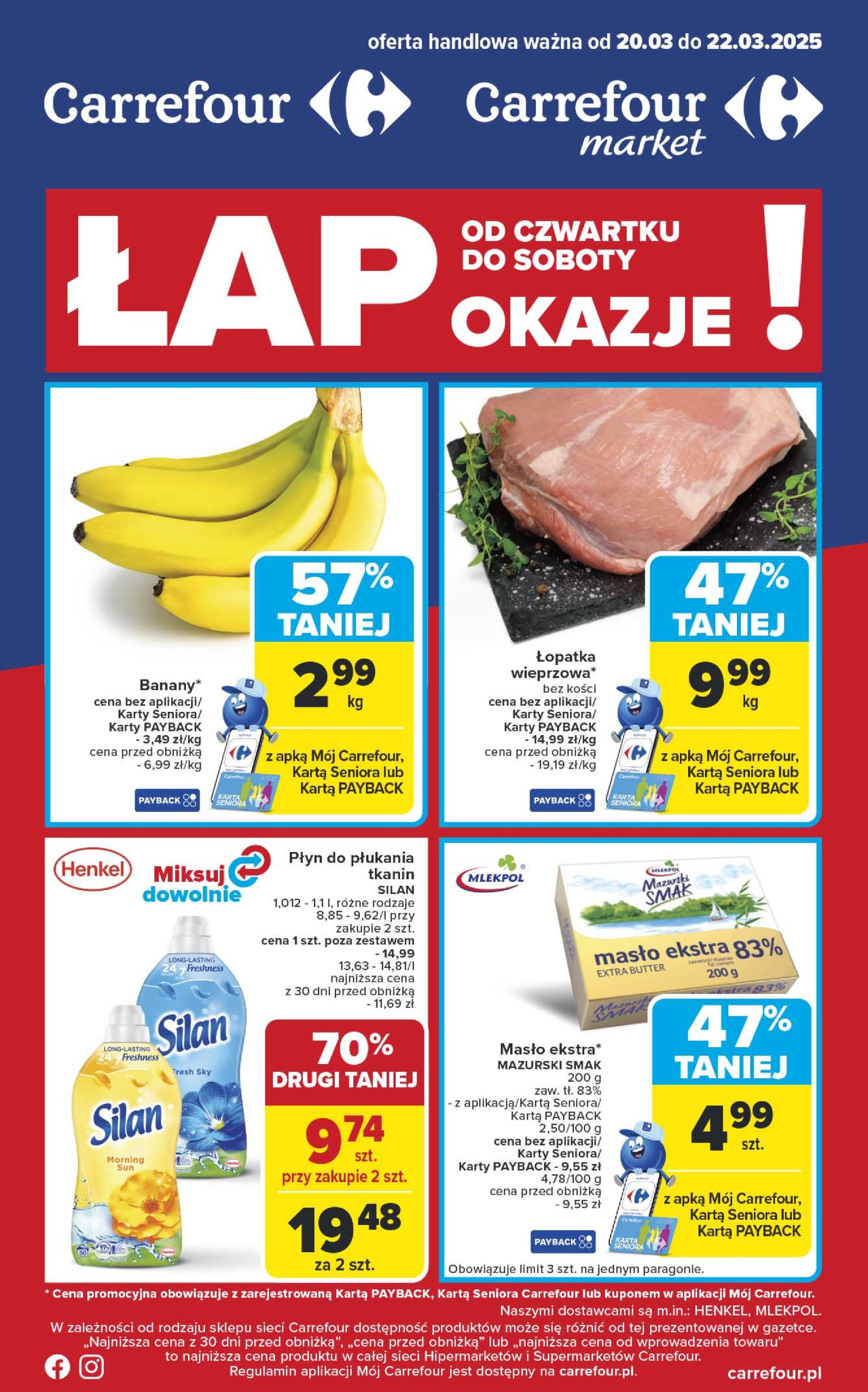 carrefour - Carrefour - Łap okazje od czwartku! gazetka ważna od 20.03. - 22.03.