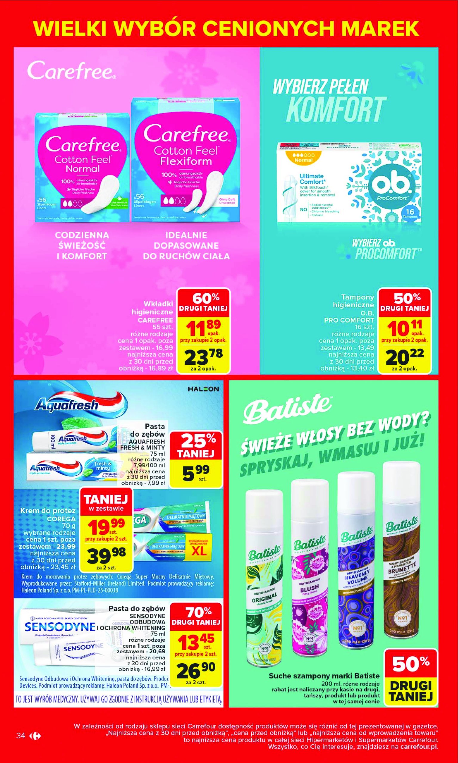 carrefour - Carrefour - Znane marki, okazyjne ceny gazetka ważna od 05.05. - 17.05. - page: 34 carrefour - Carrefour - Znane marki, okazyjne ceny gazetka ważna od 05.05. - 17.05. - page: 34