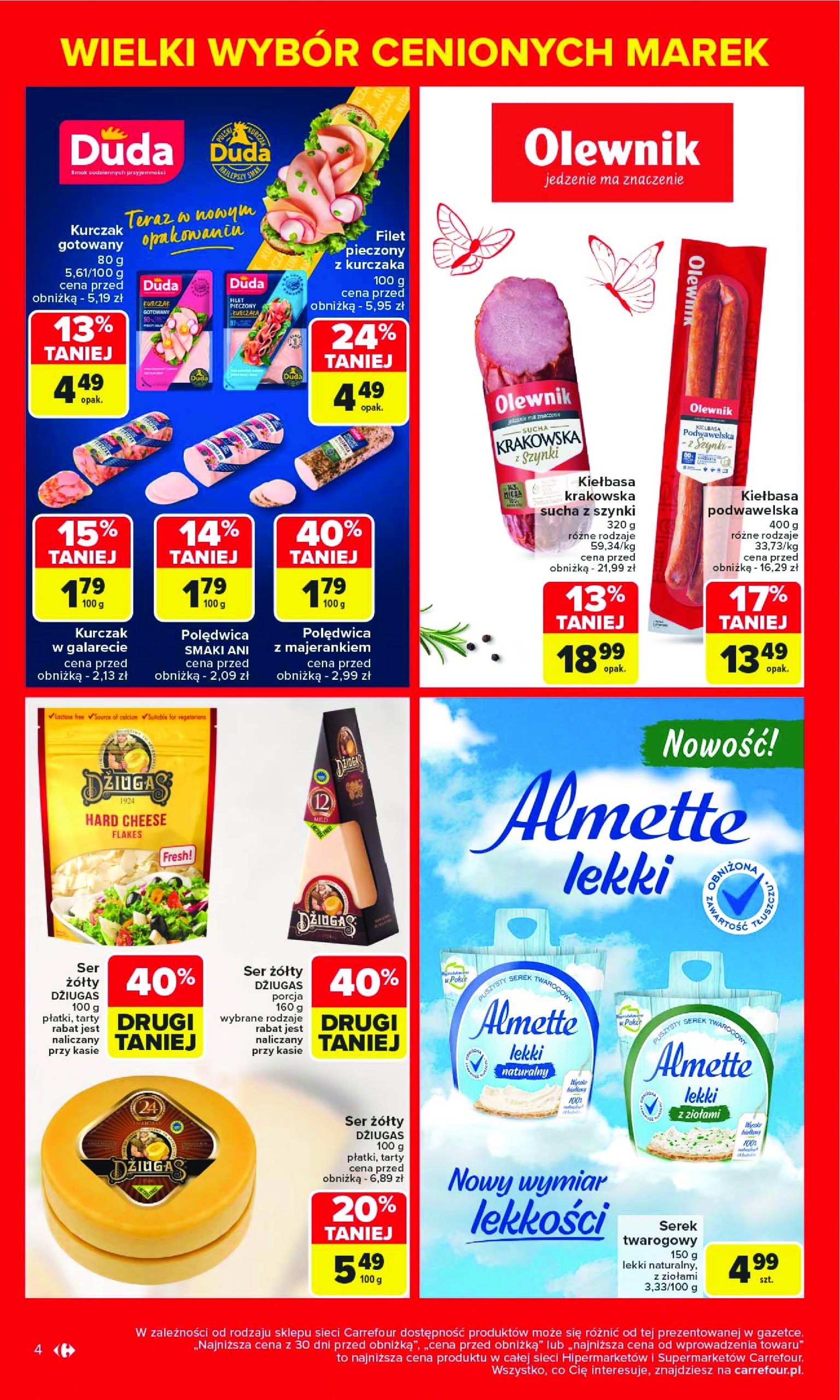 carrefour - Carrefour - Znane marki, okazyjne ceny gazetka ważna od 05.05. - 17.05. - page: 4 carrefour - Carrefour - Znane marki, okazyjne ceny gazetka ważna od 05.05. - 17.05. - page: 4