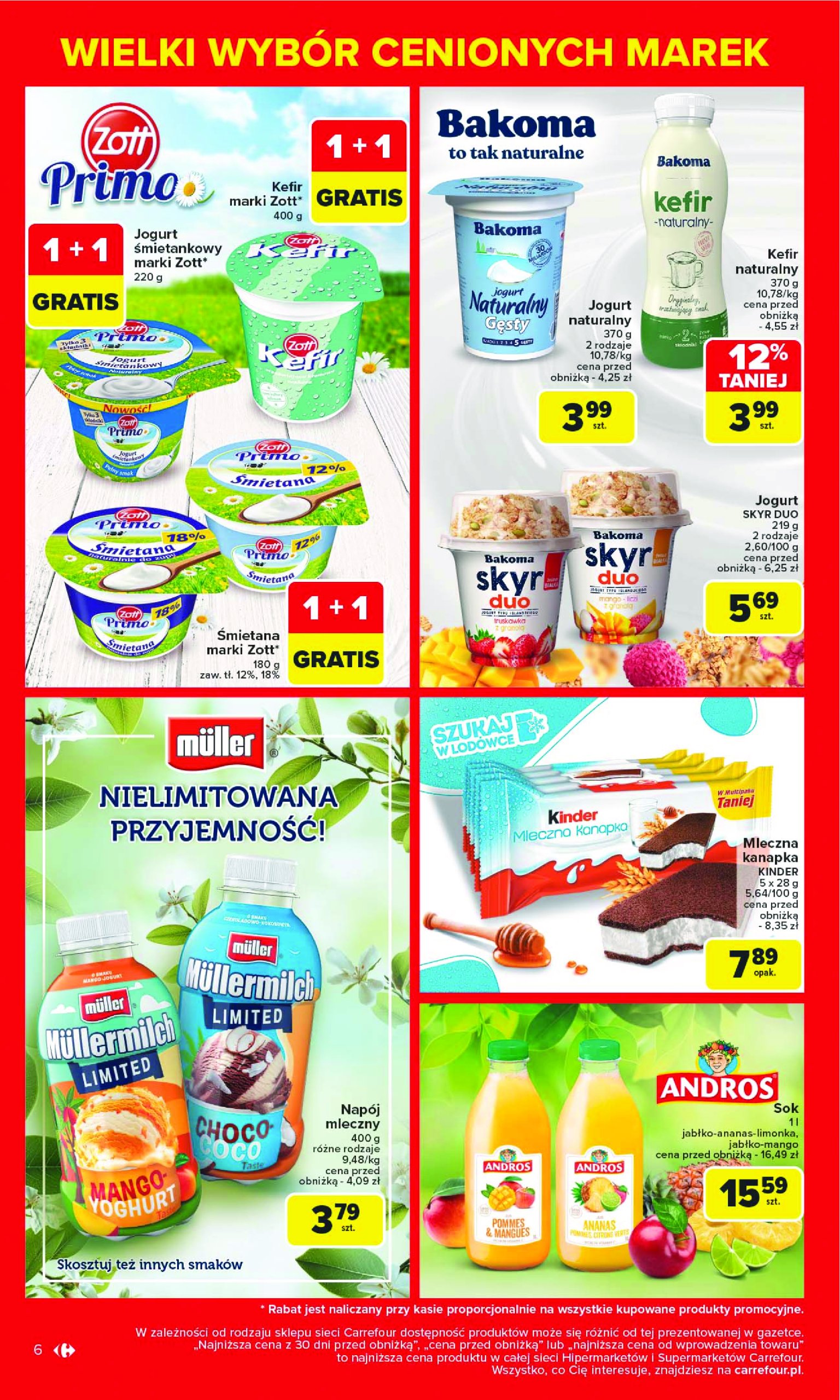 carrefour - Carrefour - Znane marki, okazyjne ceny gazetka ważna od 05.05. - 17.05. - page: 6 carrefour - Carrefour - Znane marki, okazyjne ceny gazetka ważna od 05.05. - 17.05. - page: 6