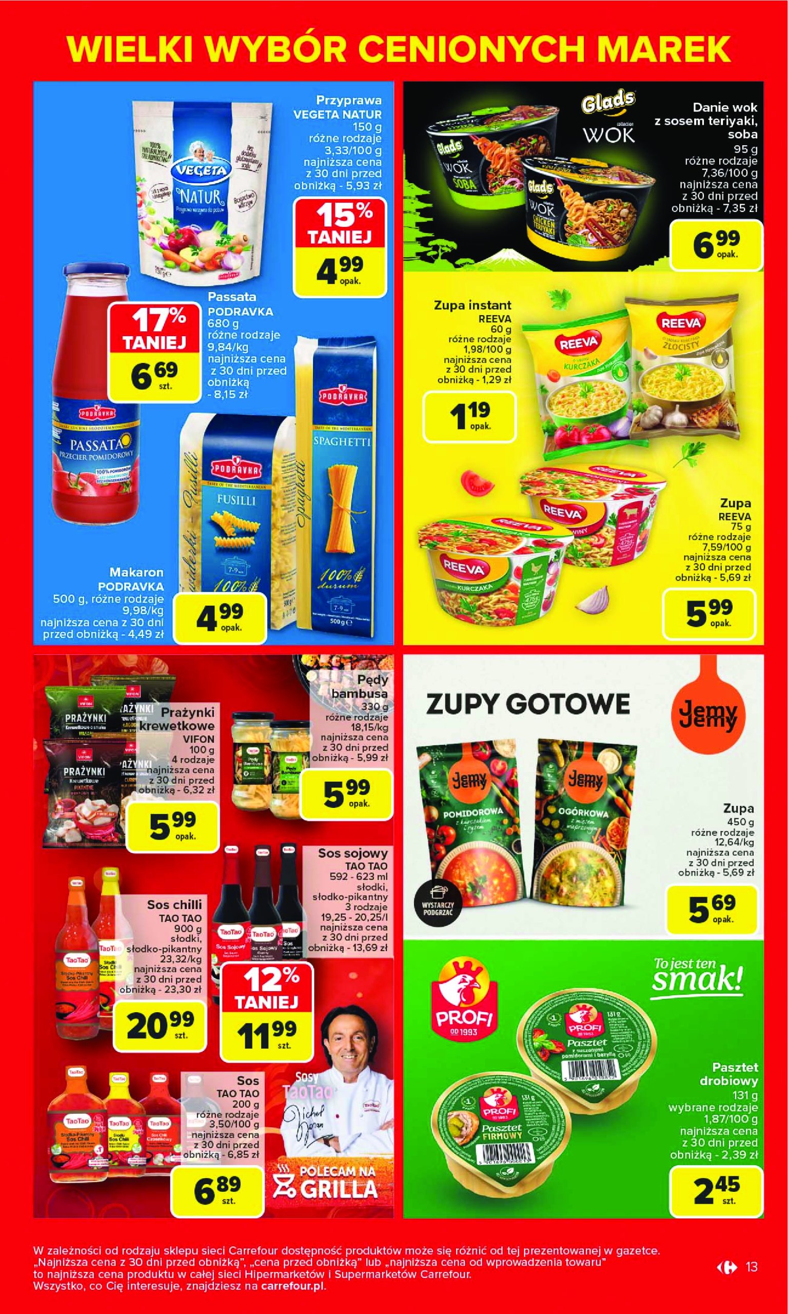 carrefour - Carrefour - Znane marki, okazyjne ceny gazetka ważna od 05.05. - 17.05. - page: 13 carrefour - Carrefour - Znane marki, okazyjne ceny gazetka ważna od 05.05. - 17.05. - page: 13