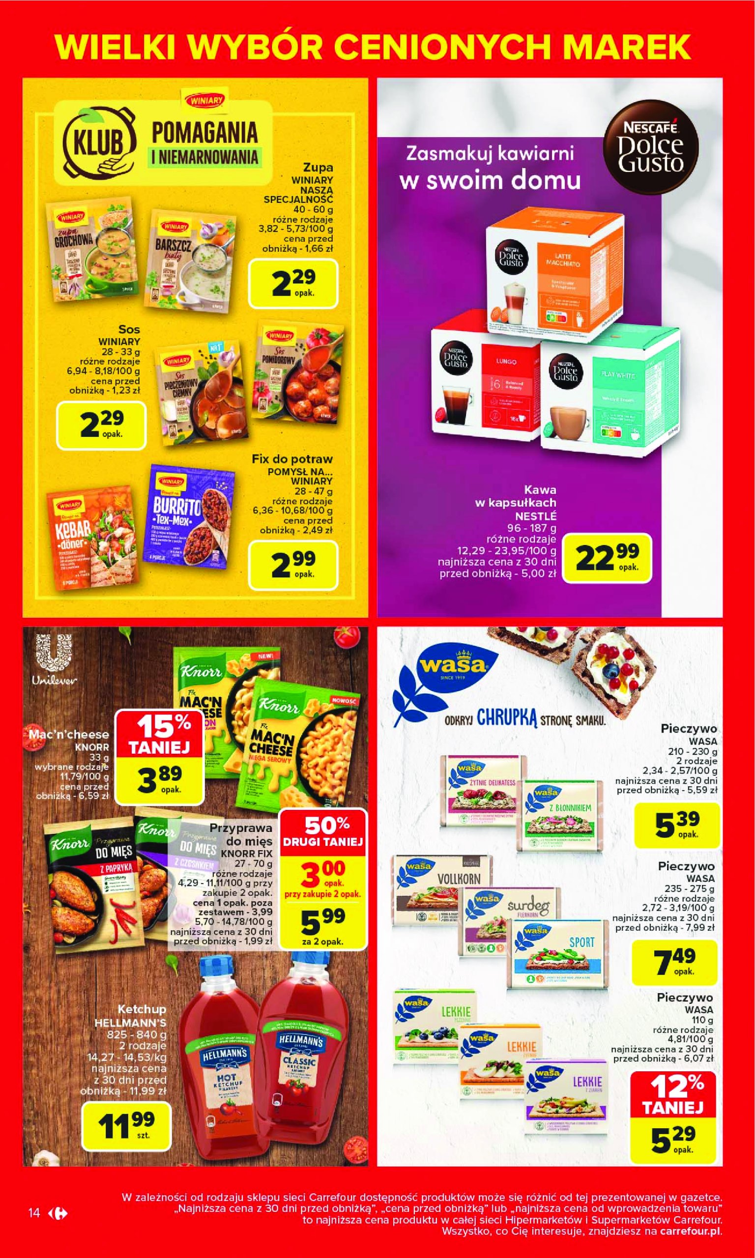 carrefour - Carrefour - Znane marki, okazyjne ceny gazetka ważna od 05.05. - 17.05. - page: 14 carrefour - Carrefour - Znane marki, okazyjne ceny gazetka ważna od 05.05. - 17.05. - page: 14