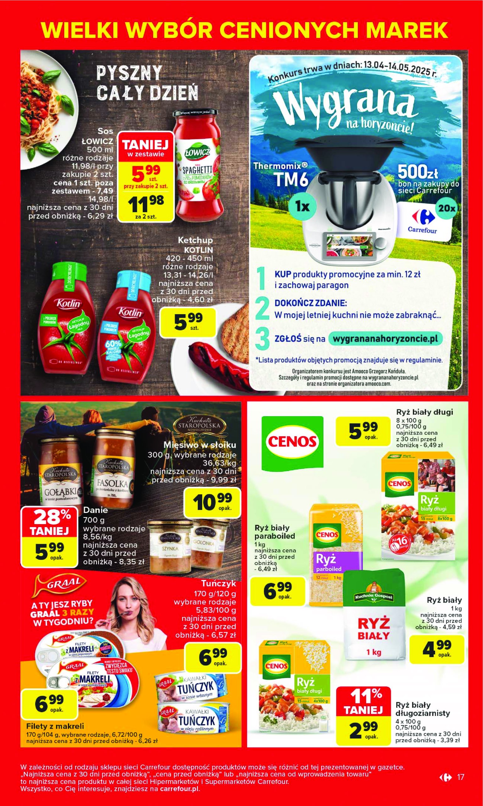 carrefour - Carrefour - Znane marki, okazyjne ceny gazetka ważna od 05.05. - 17.05. - page: 17 carrefour - Carrefour - Znane marki, okazyjne ceny gazetka ważna od 05.05. - 17.05. - page: 17
