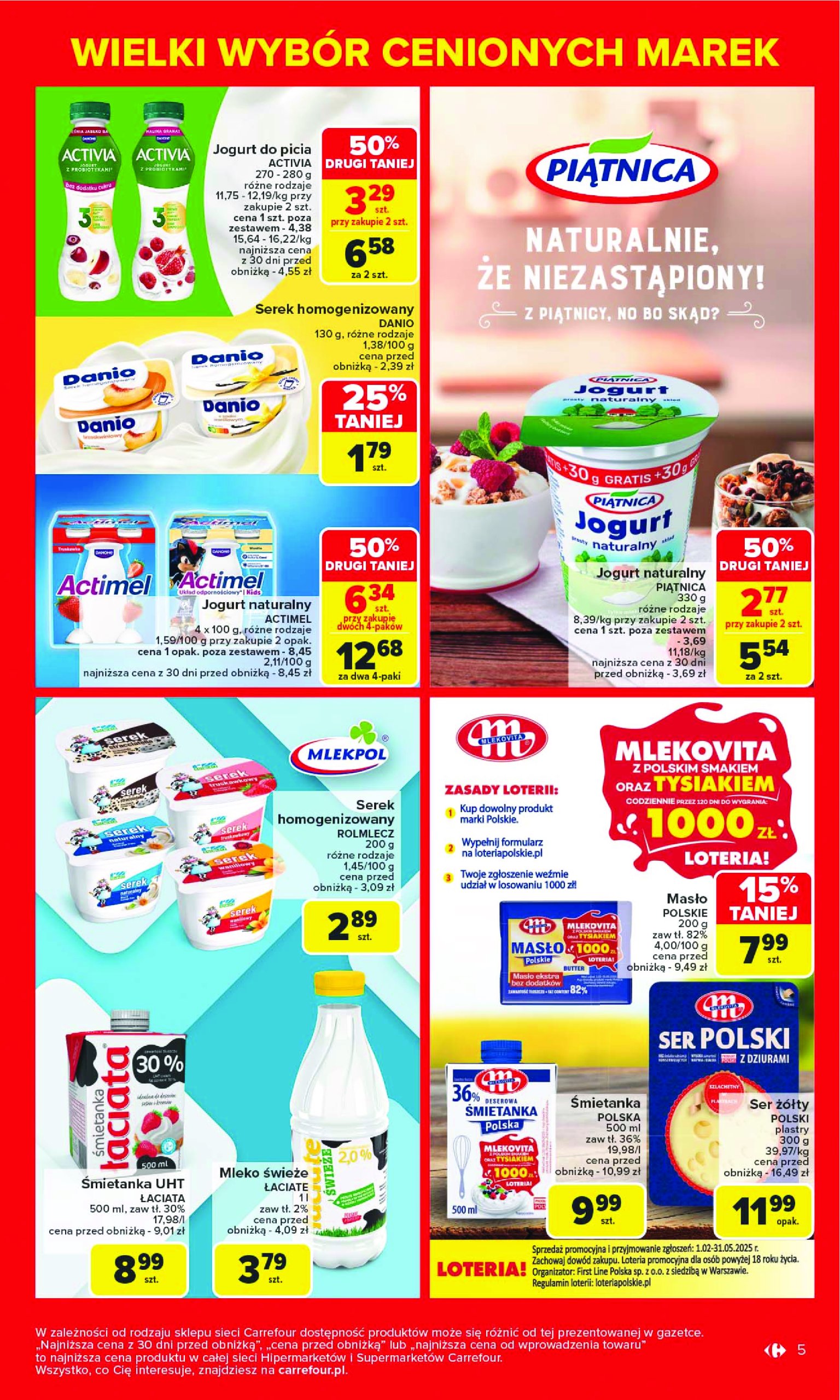 carrefour - Carrefour - Znane marki, okazyjne ceny gazetka ważna od 05.05. - 17.05. - page: 5 carrefour - Carrefour - Znane marki, okazyjne ceny gazetka ważna od 05.05. - 17.05. - page: 5